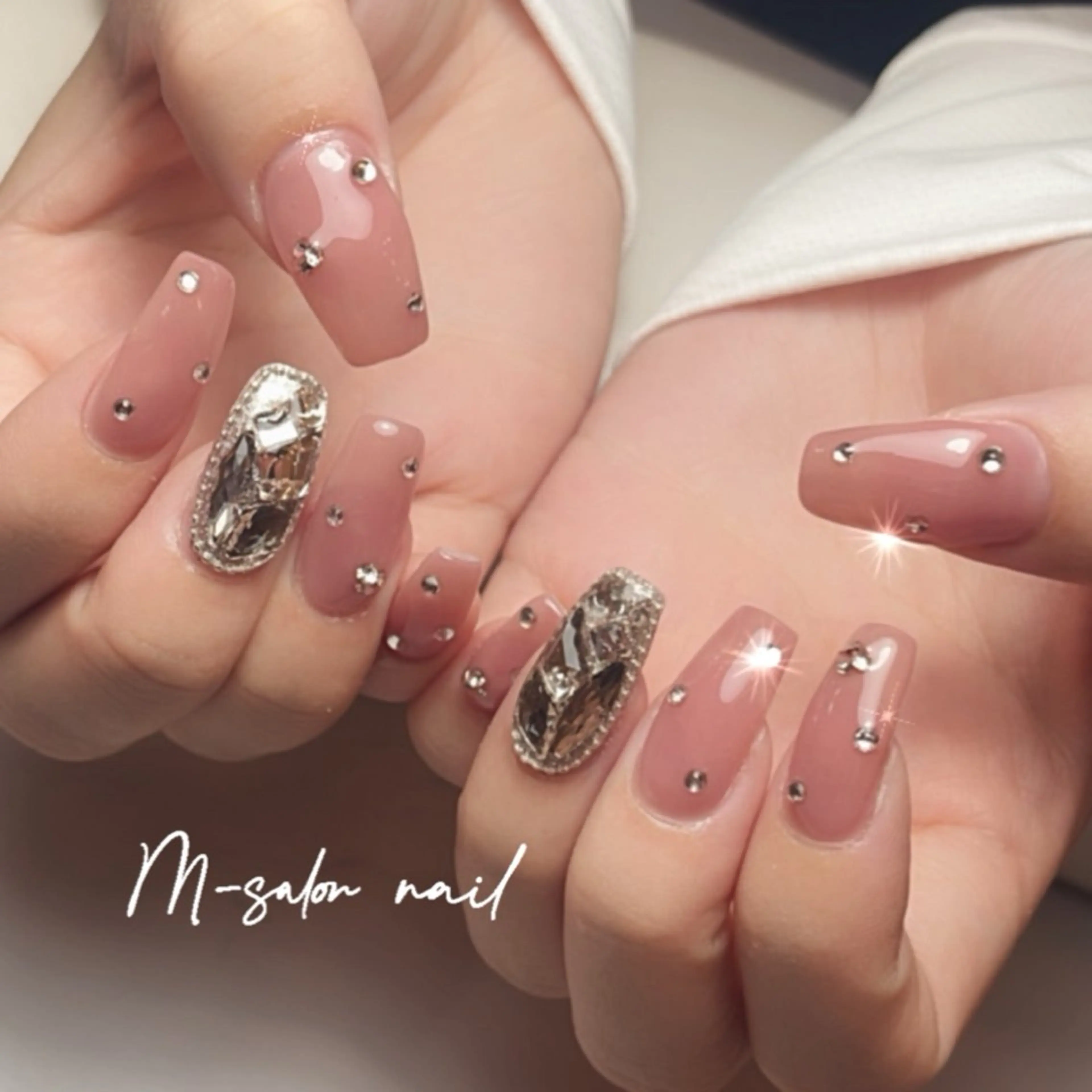 ネイル ハンドネイル 韓国/網紅/パーツ M-salonのネイルデザイン