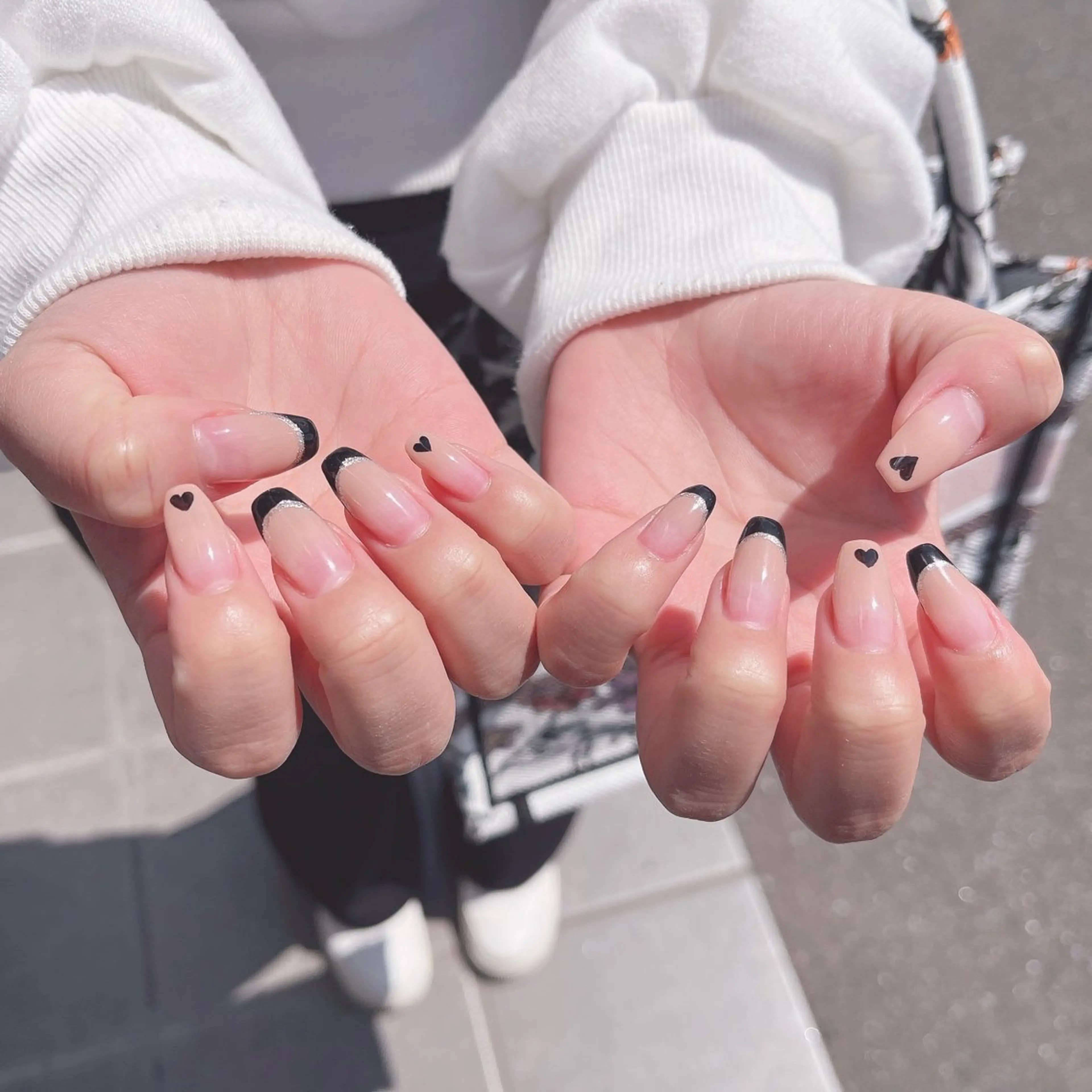 ネイル フレンチネイル 米倉 五織のネイルデザイン