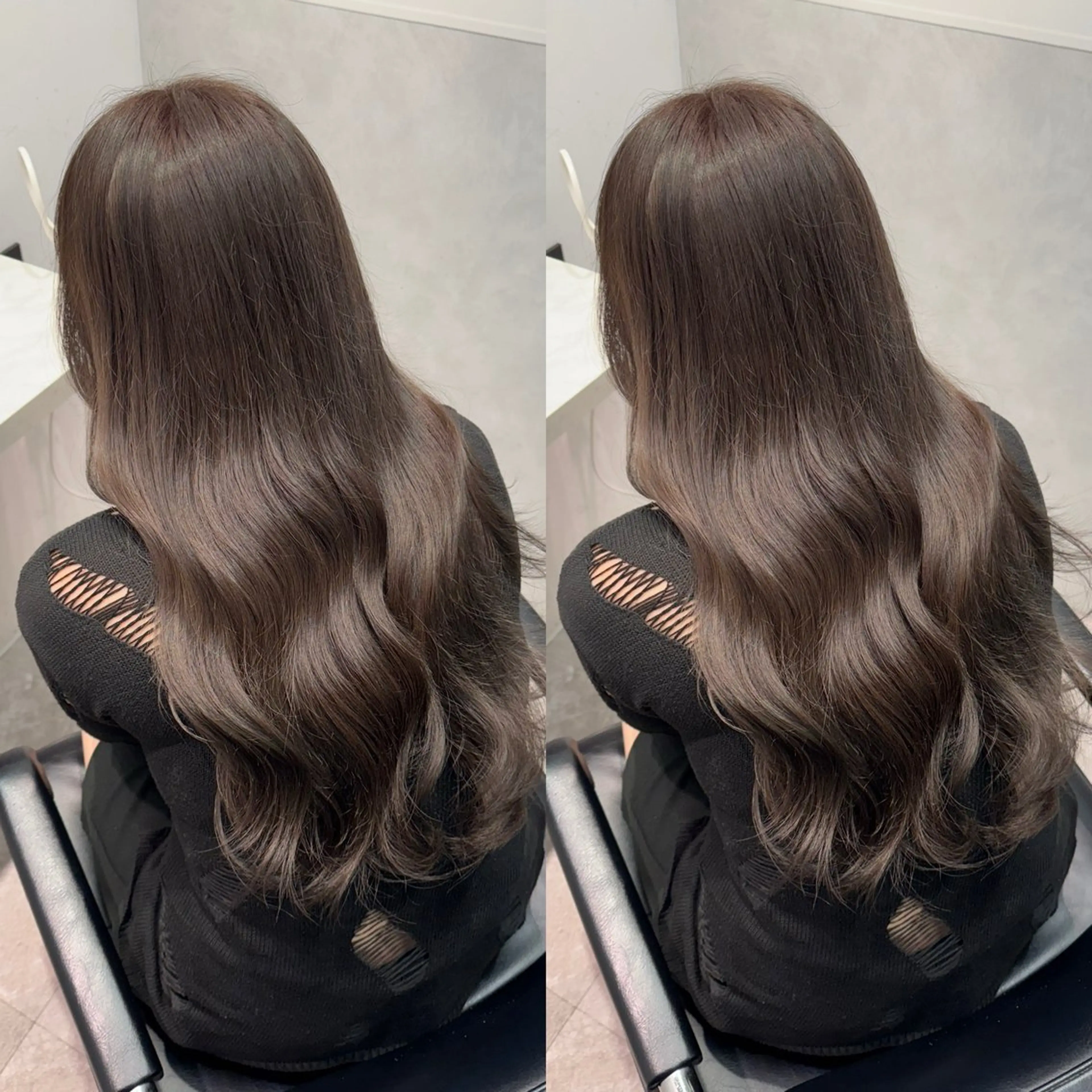 ロング ヘアカラー トリートメント 🌟透明感カラー 🌟松岡勇輝のヘアスタイル