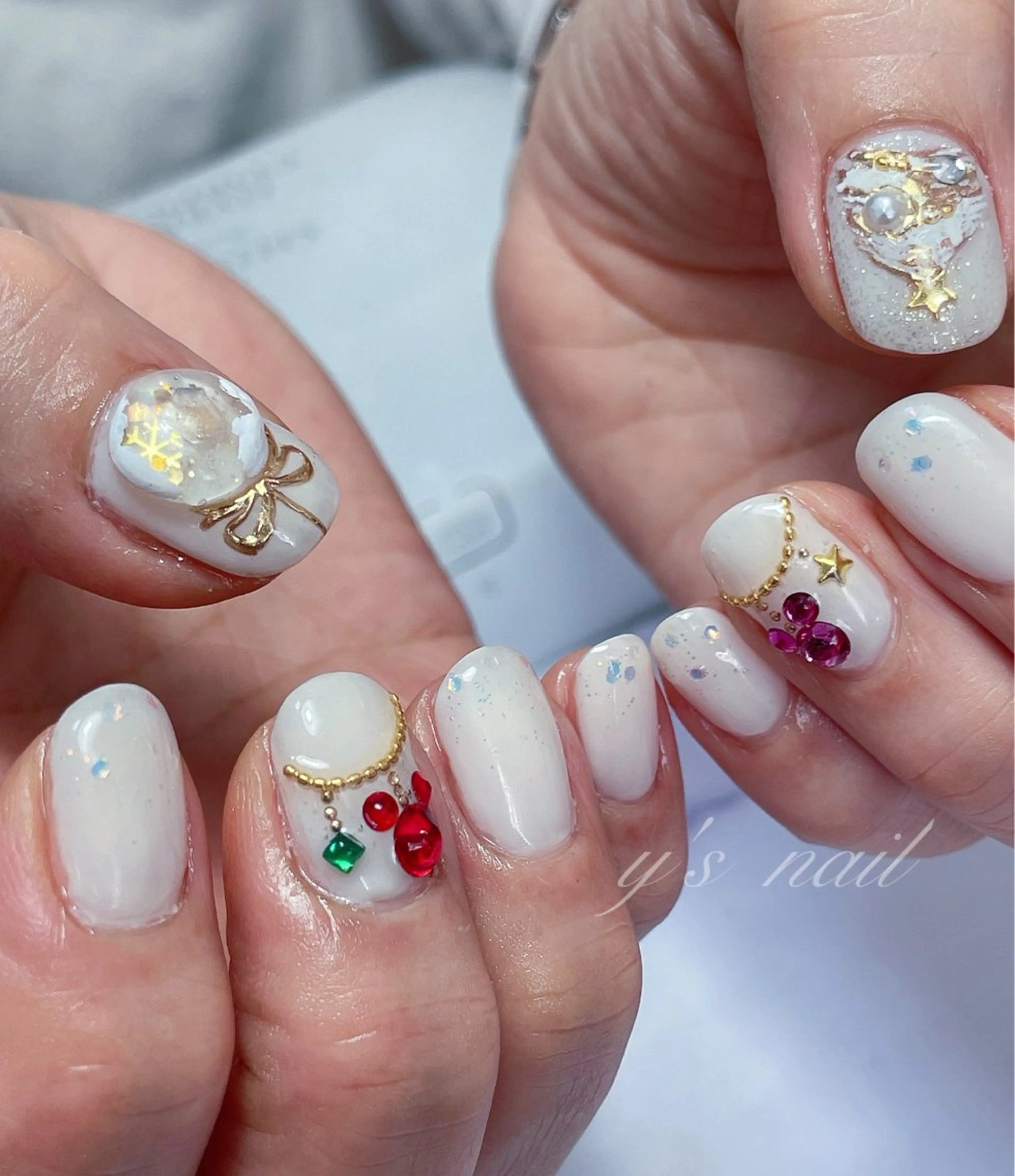 ネイル ハンドネイル y’s nail ✧ゆきのネイルデザイン