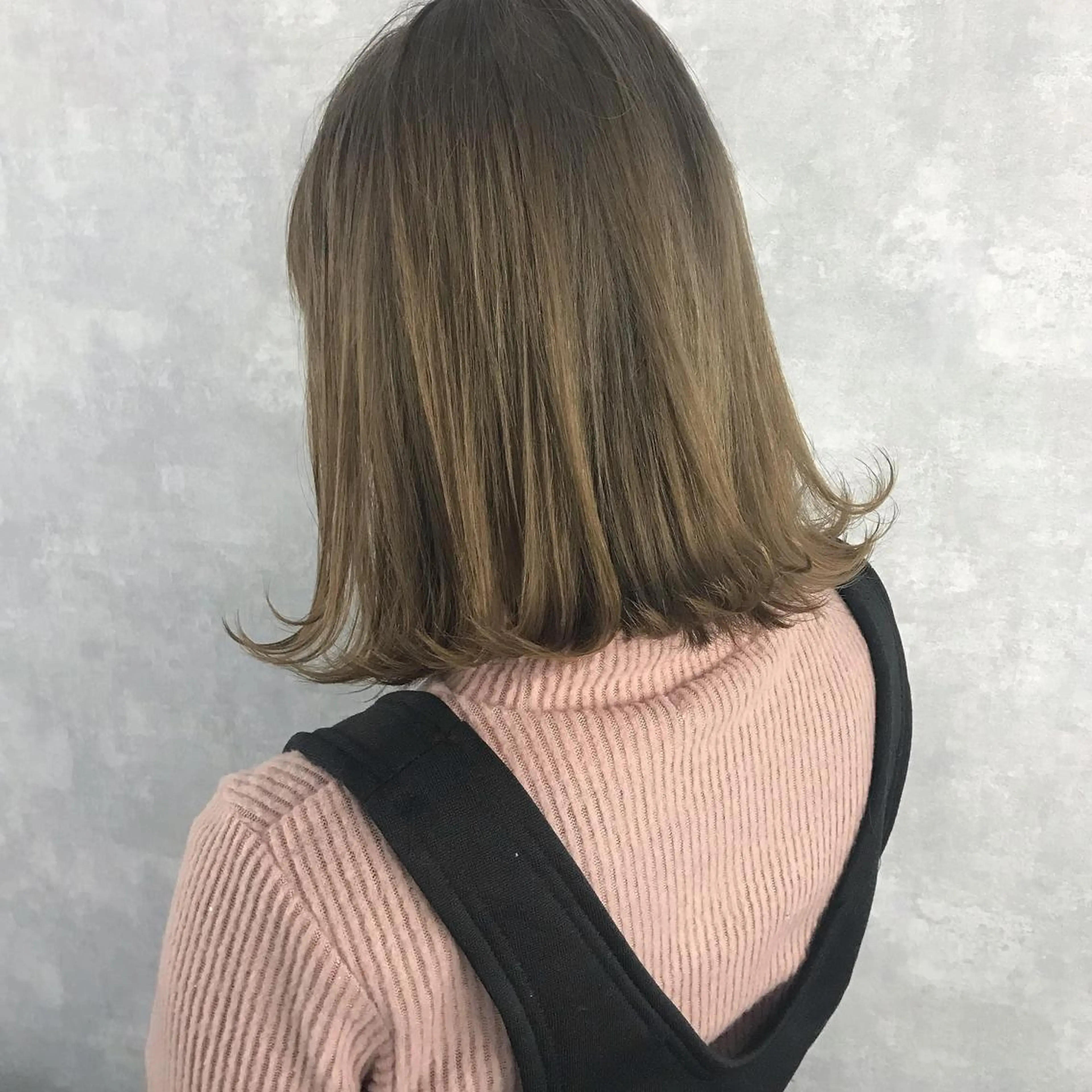 ミディアム No1韓国風レイヤー &カチモリ✨ /サキのヘアスタイル