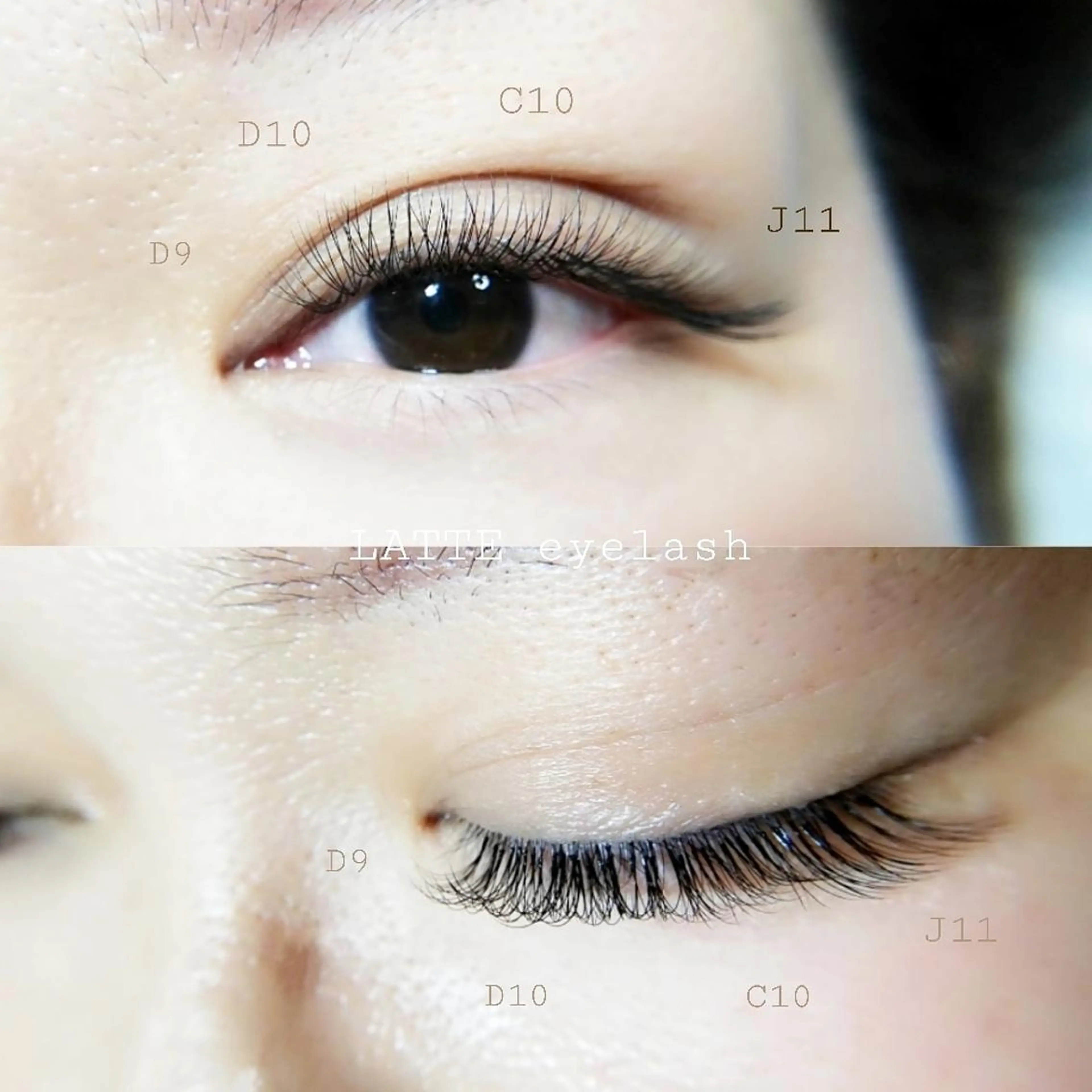 マツエク・マツパ LATTE eyelashのマツエク・マツパデザイン