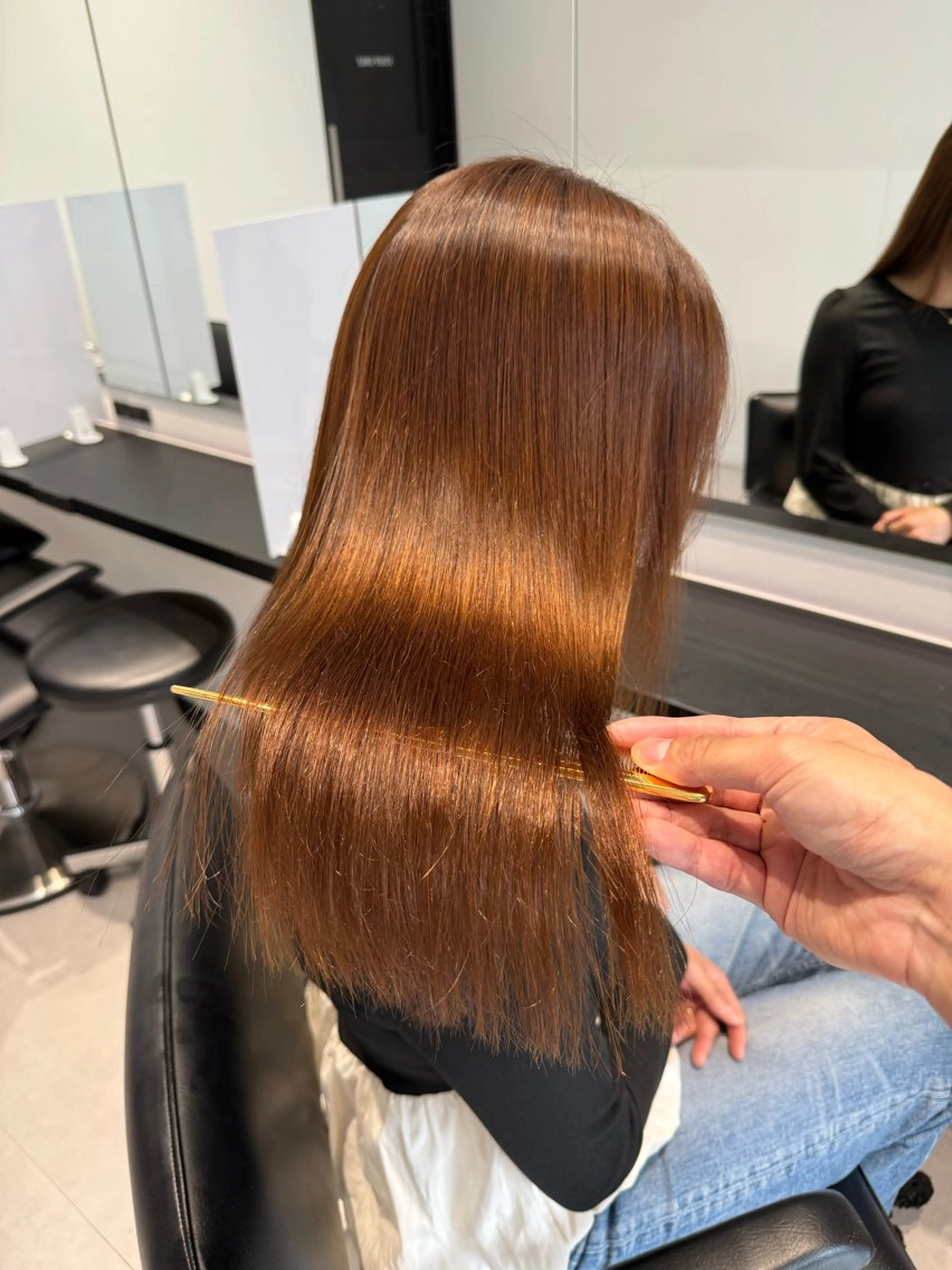 セミロング 【髪質改善の専門店】 🫧鷹司郎のヘアスタイル