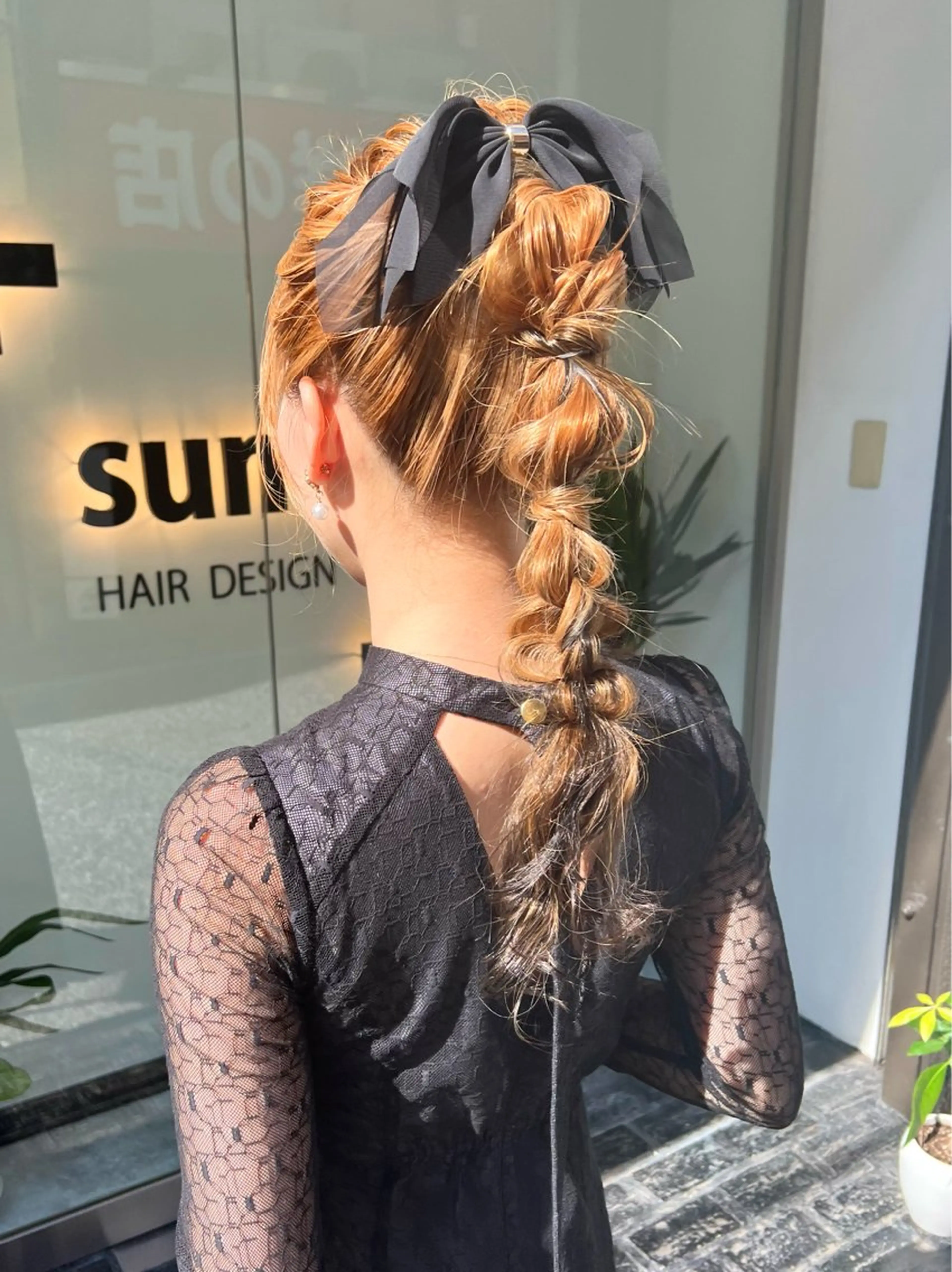 ロング カラー ヘアアレンジ 「sumi」 AMIのヘアスタイル