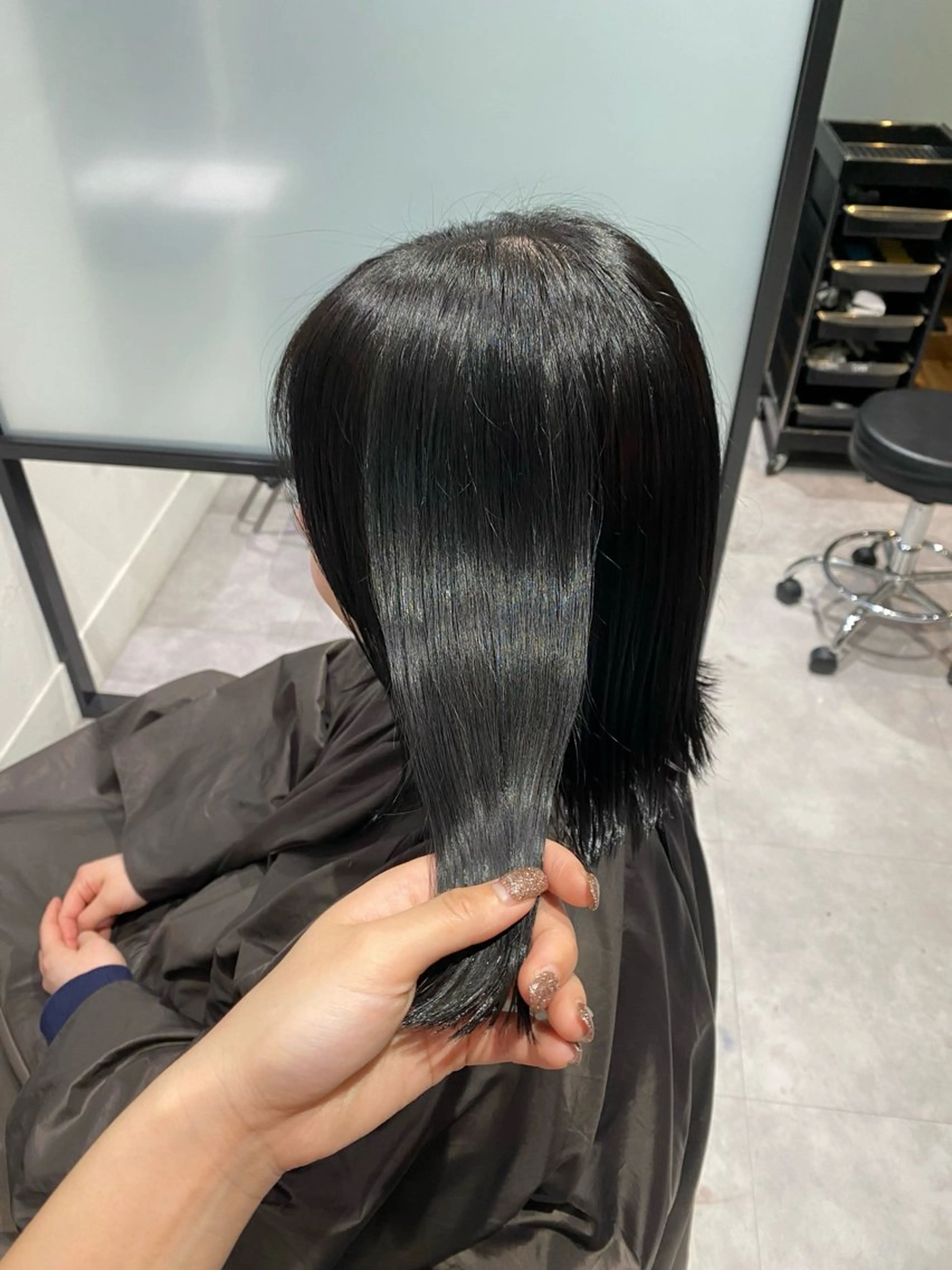 ミディアム カット ヘアカラー 希優🌺ソムリエ /ブリーチ/カットのヘアスタイル