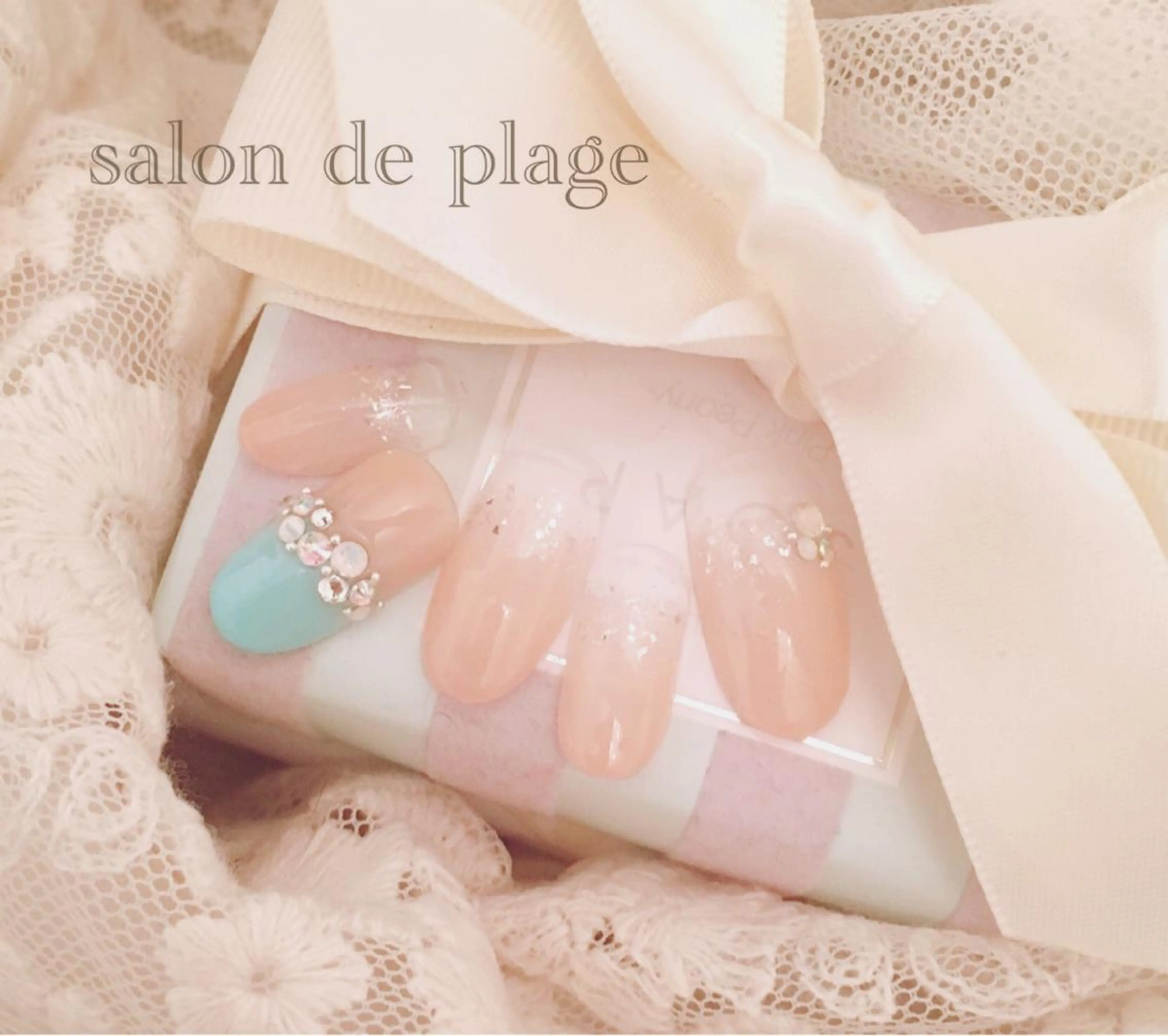 ネイル ジェルネイル ソフトジェル サロンド プラージュのネイルデザイン