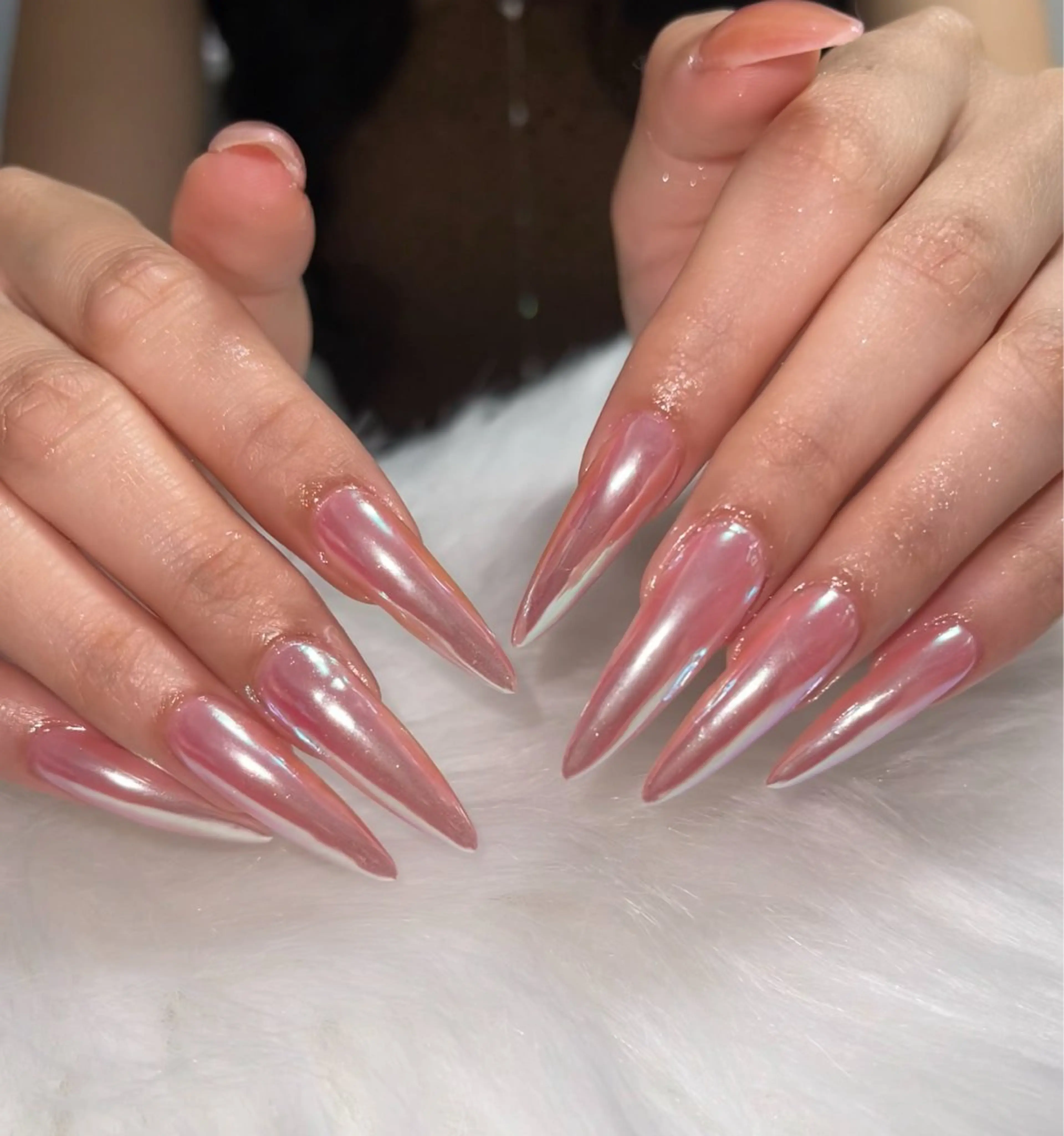 ネイル アートネイル グラデーション キラキラネイル ニュアンスネイル オフィスネイル ハンドネイル Amee Nail Salonのネイルデザイン