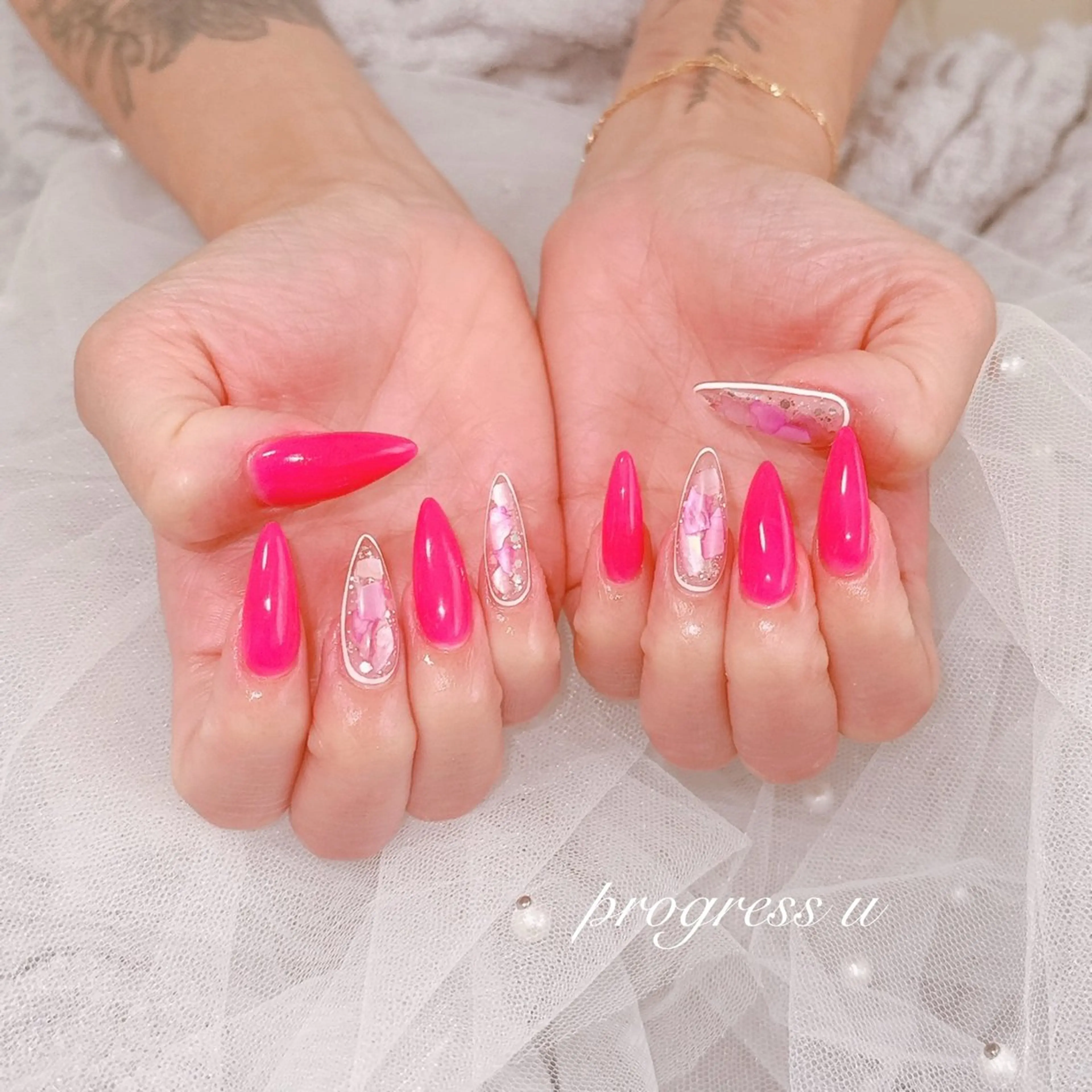 ネイル ハンドネイル progress uのネイルデザイン