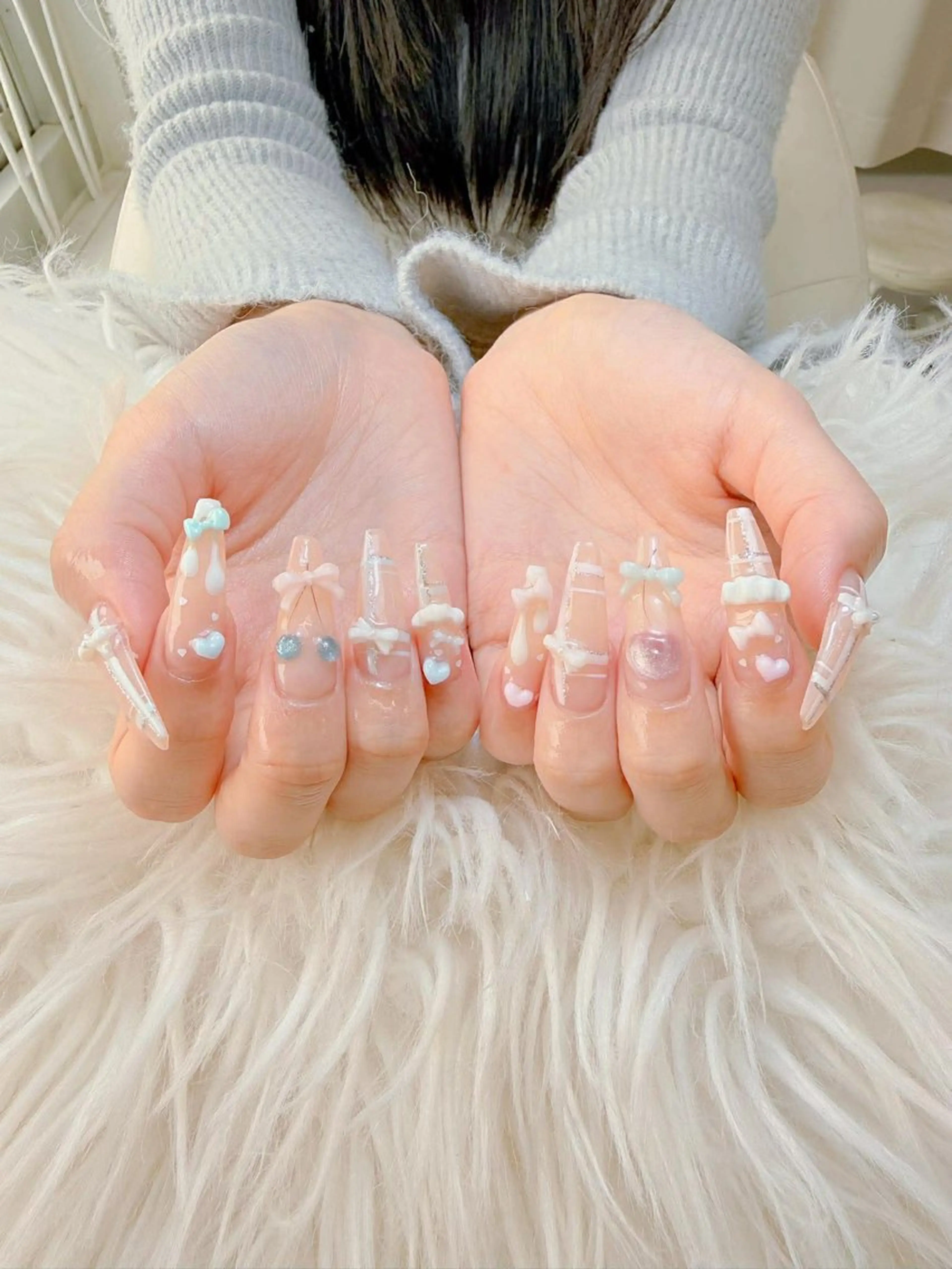ネイル ハンドネイル ハンドケア Anh Nail 歌舞伎町のネイルデザイン