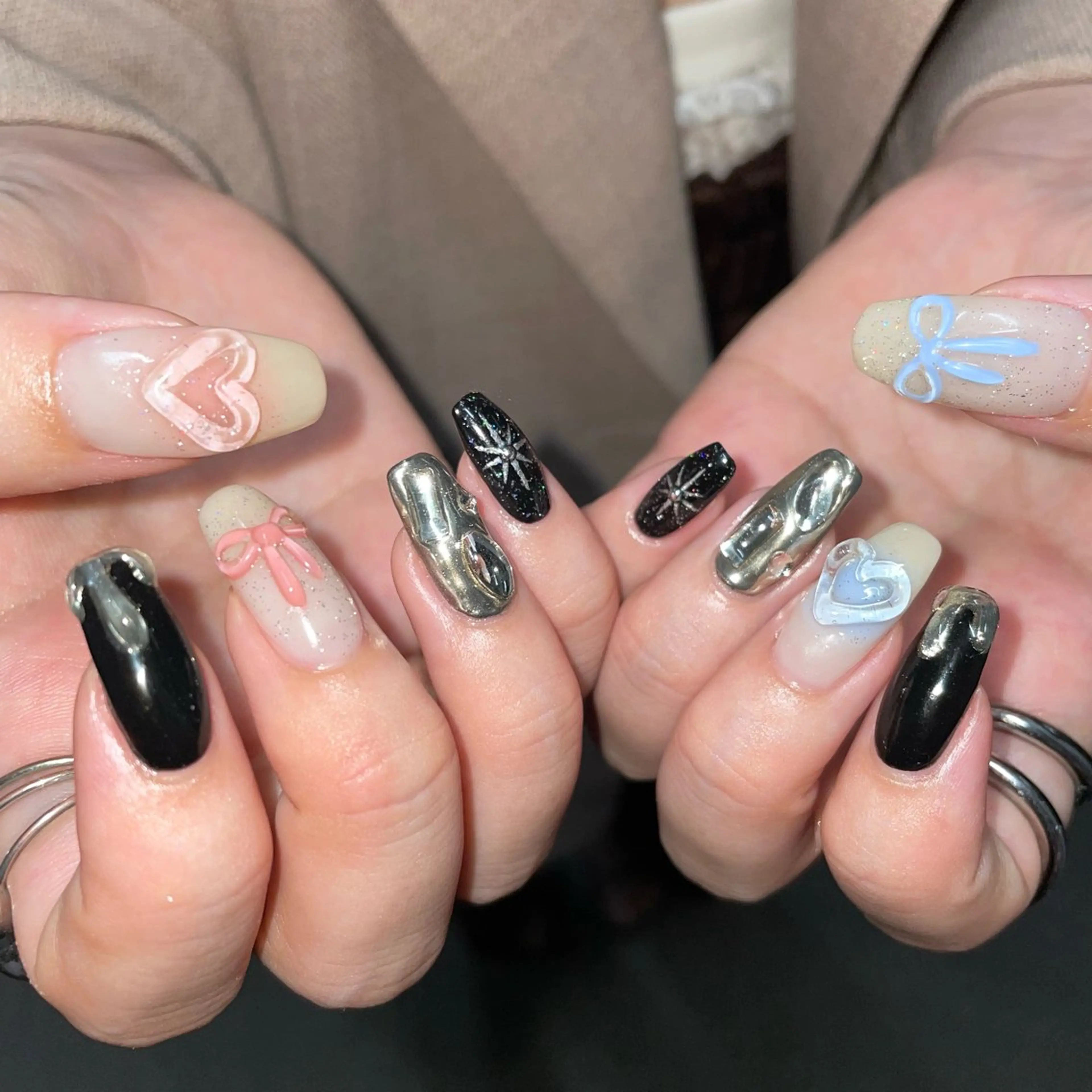 ネイル ハンドネイル カメレオン京橋🌻 草葉由佳のネイルデザイン