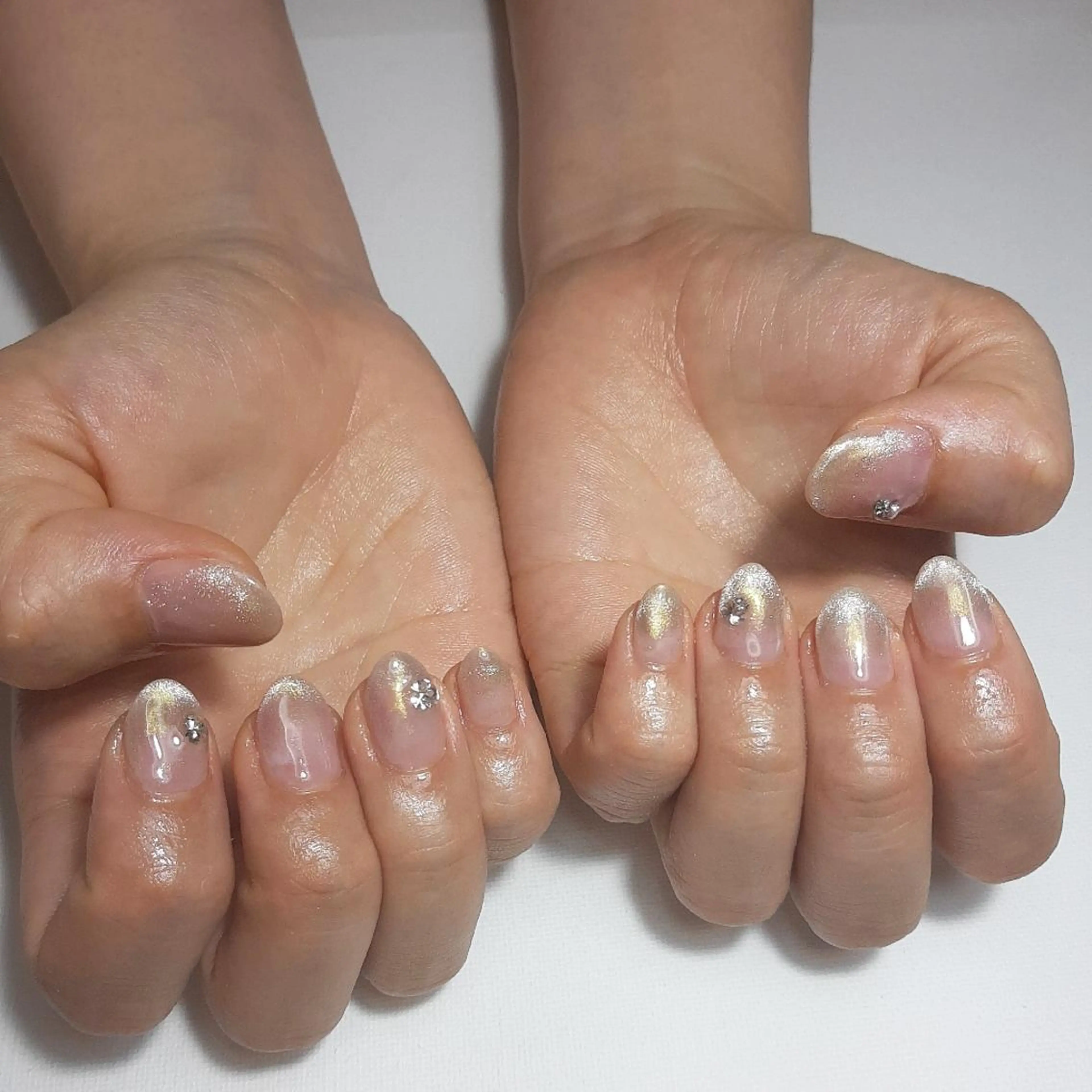 ネイル グラデーション マグネットネイル owlnail /持込みデザイン専門のネイルデザイン