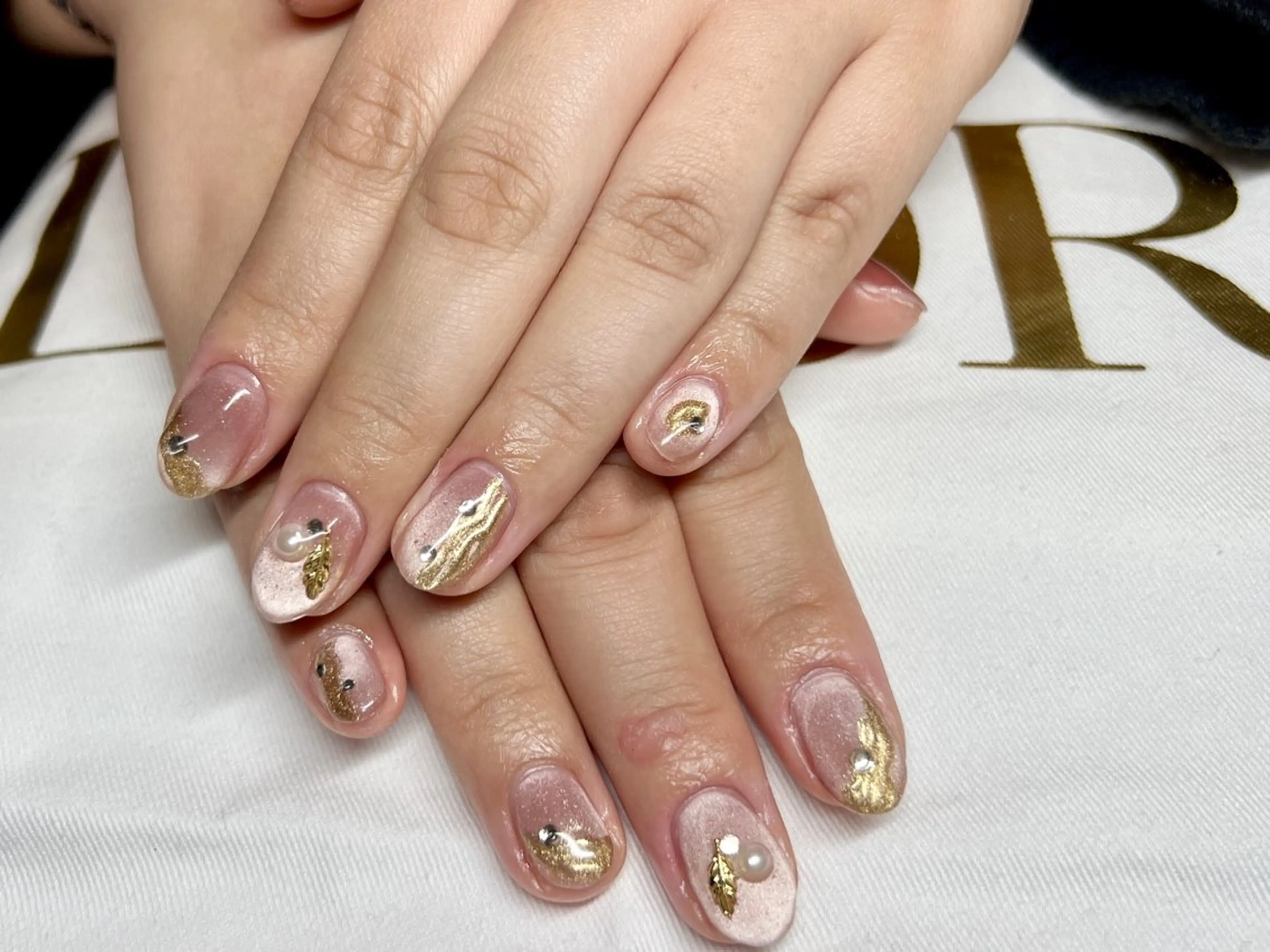 ネイル アートネイル シンプルネイル Rin Nails Osakaのネイルデザイン