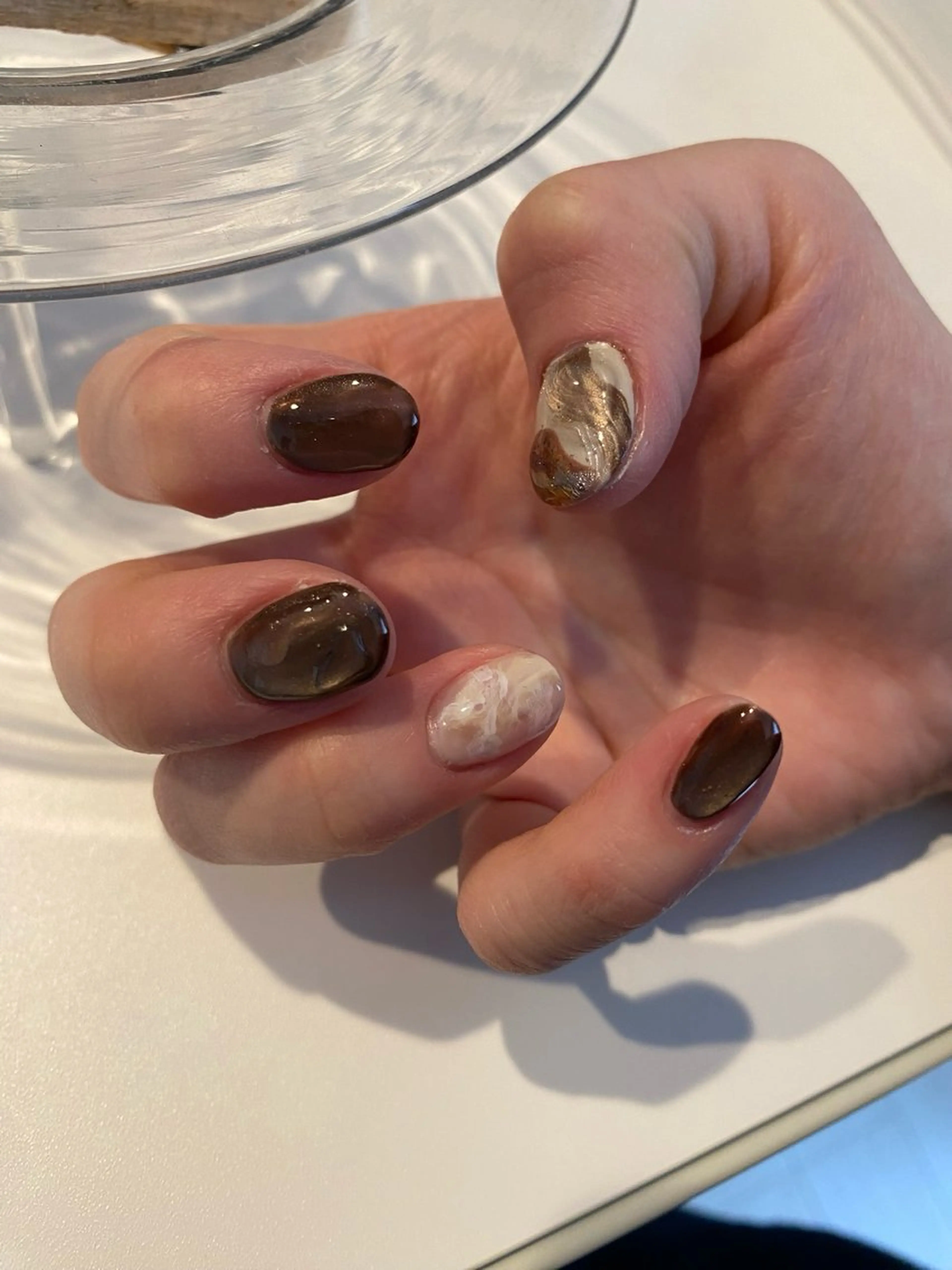 ネイル マグネットネイル ハンドネイル rina🎀 ご新規様受付中🌷のネイルデザイン