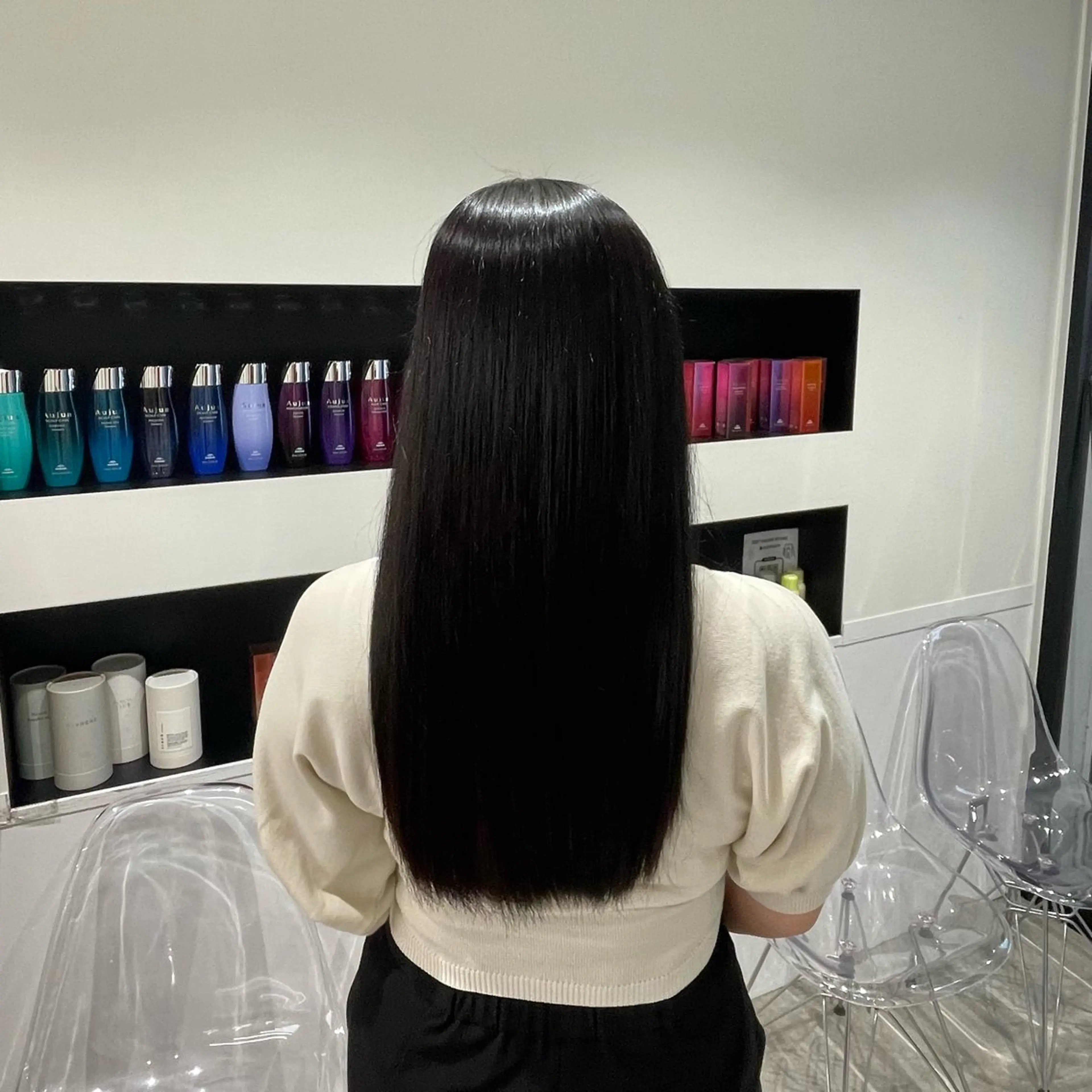 ロング カラー ななみ.⋆𝜗𝜚 暖色艶カラー/まつパのヘアスタイル