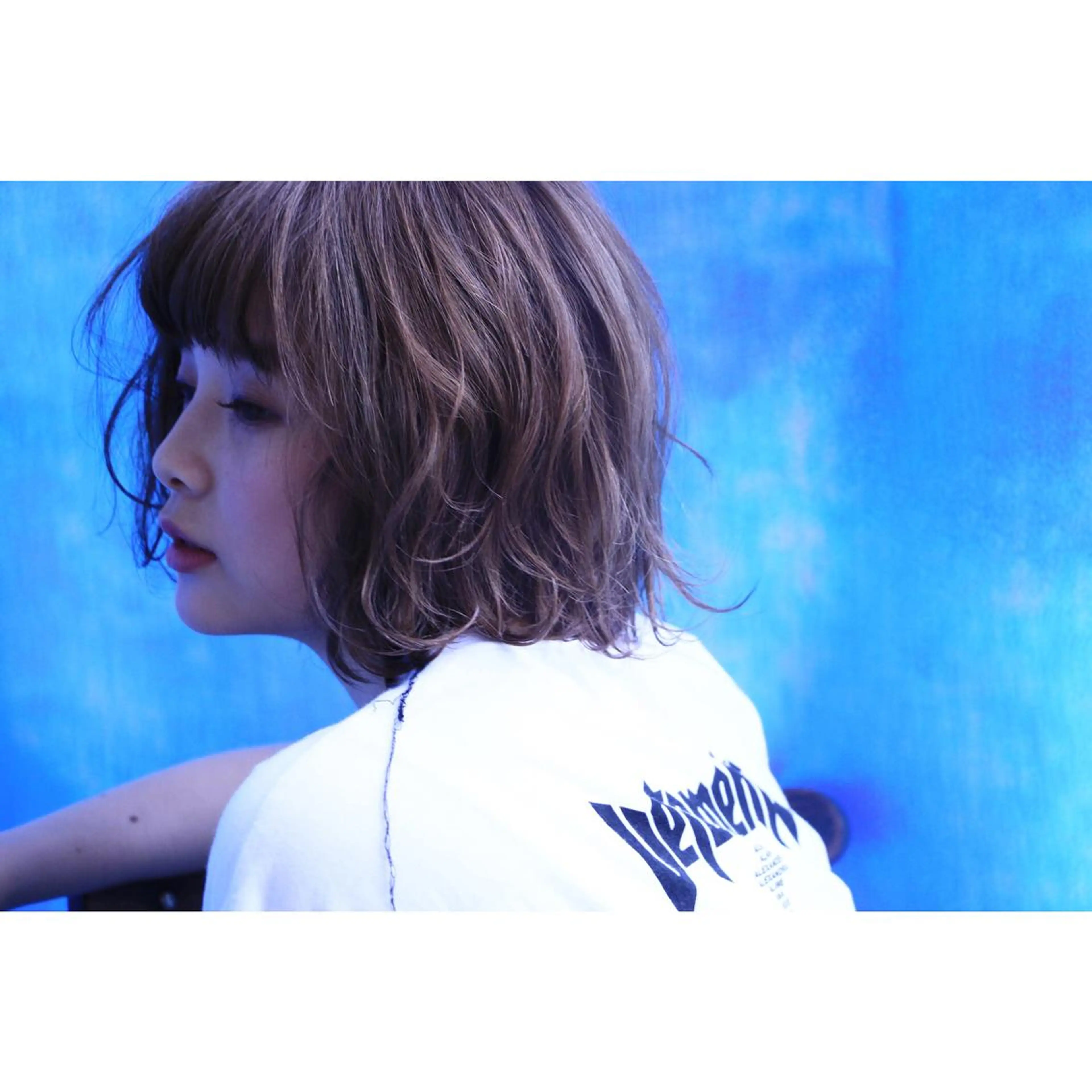 ショート パーマ 河原 亮のヘアスタイル