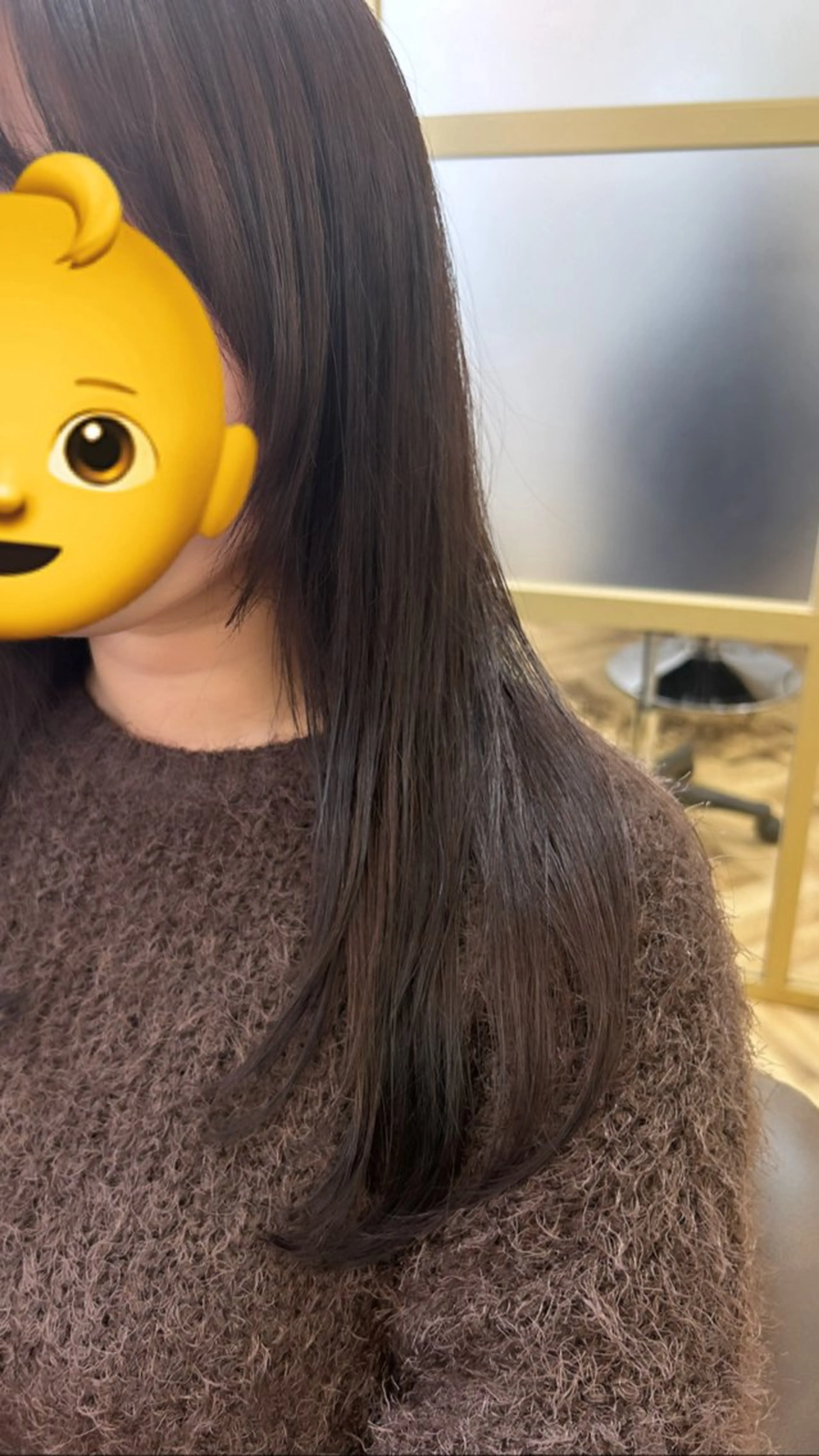 ロング 顔まわりレイヤー レイヤーカット 天笠麻穂 /tocca船橋南口のヘアスタイル