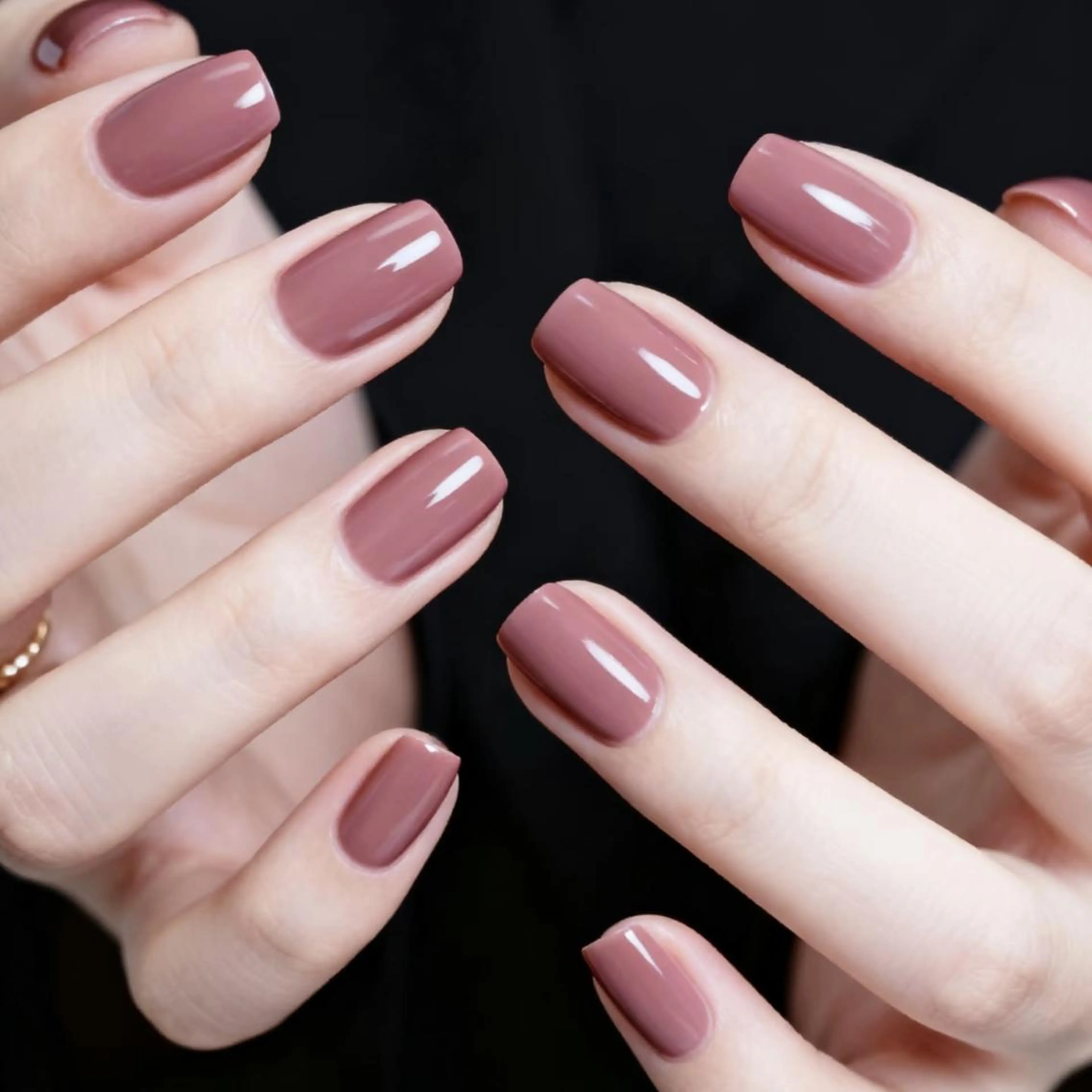 【研修】ナチュラルワンカラーネイルの写真