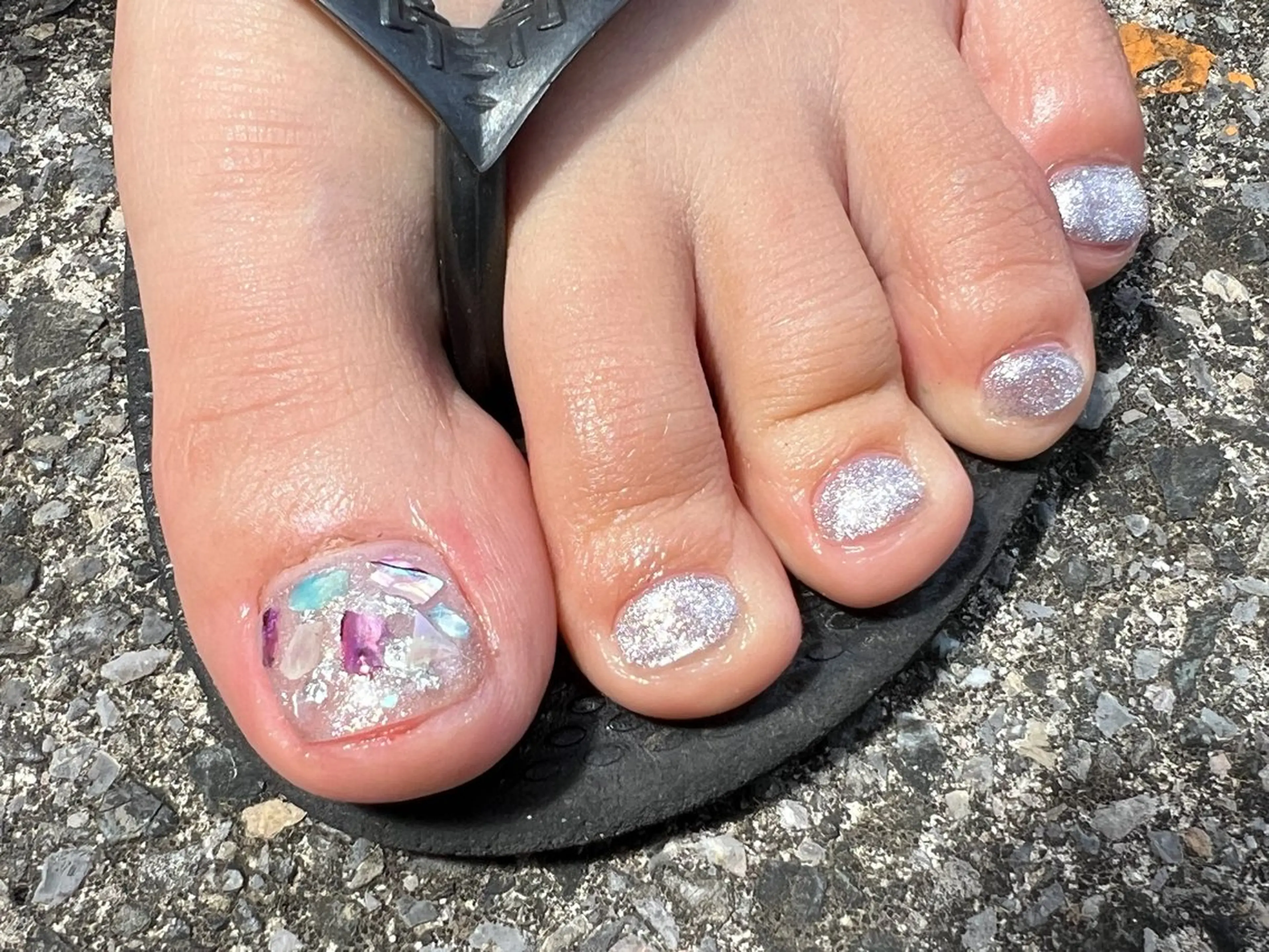 フットお持ち込みネイルの写真