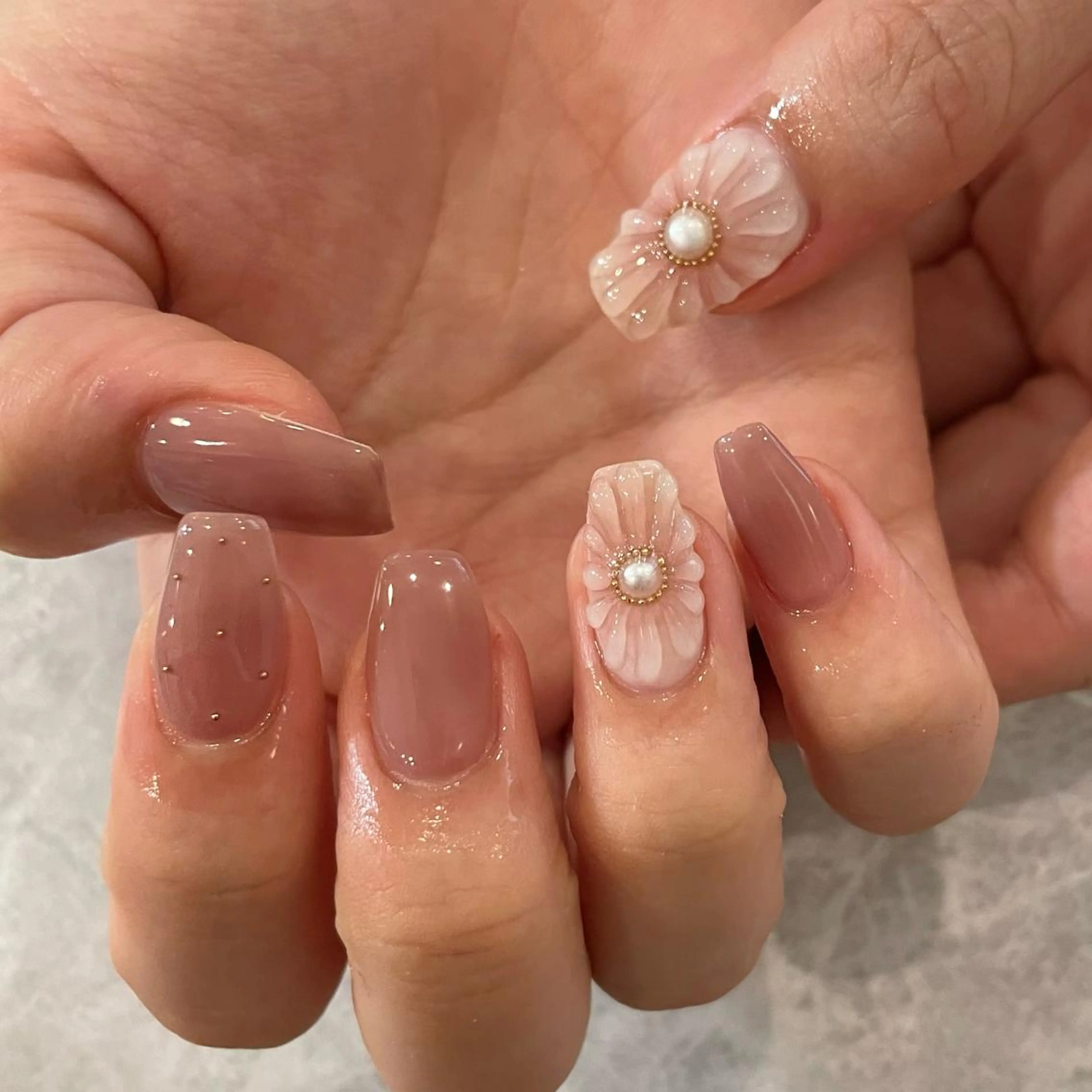 ネイル ハンドネイル 大山 楓花のネイルデザイン