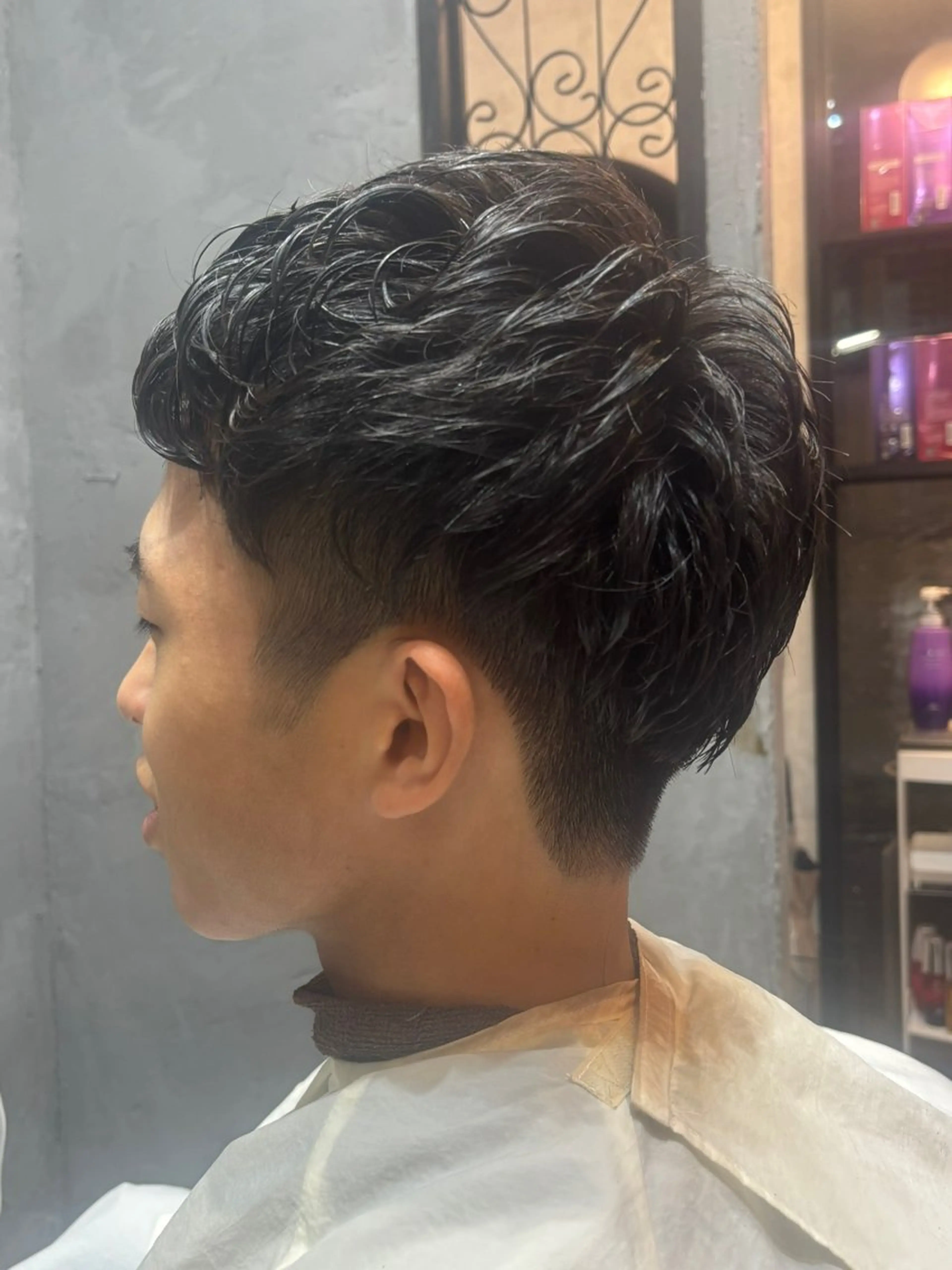 ショート パーマ メンズ メンズパーマ くせ毛 ショートヘア カット パーマ Yusuke メンズOKのヘアスタイル