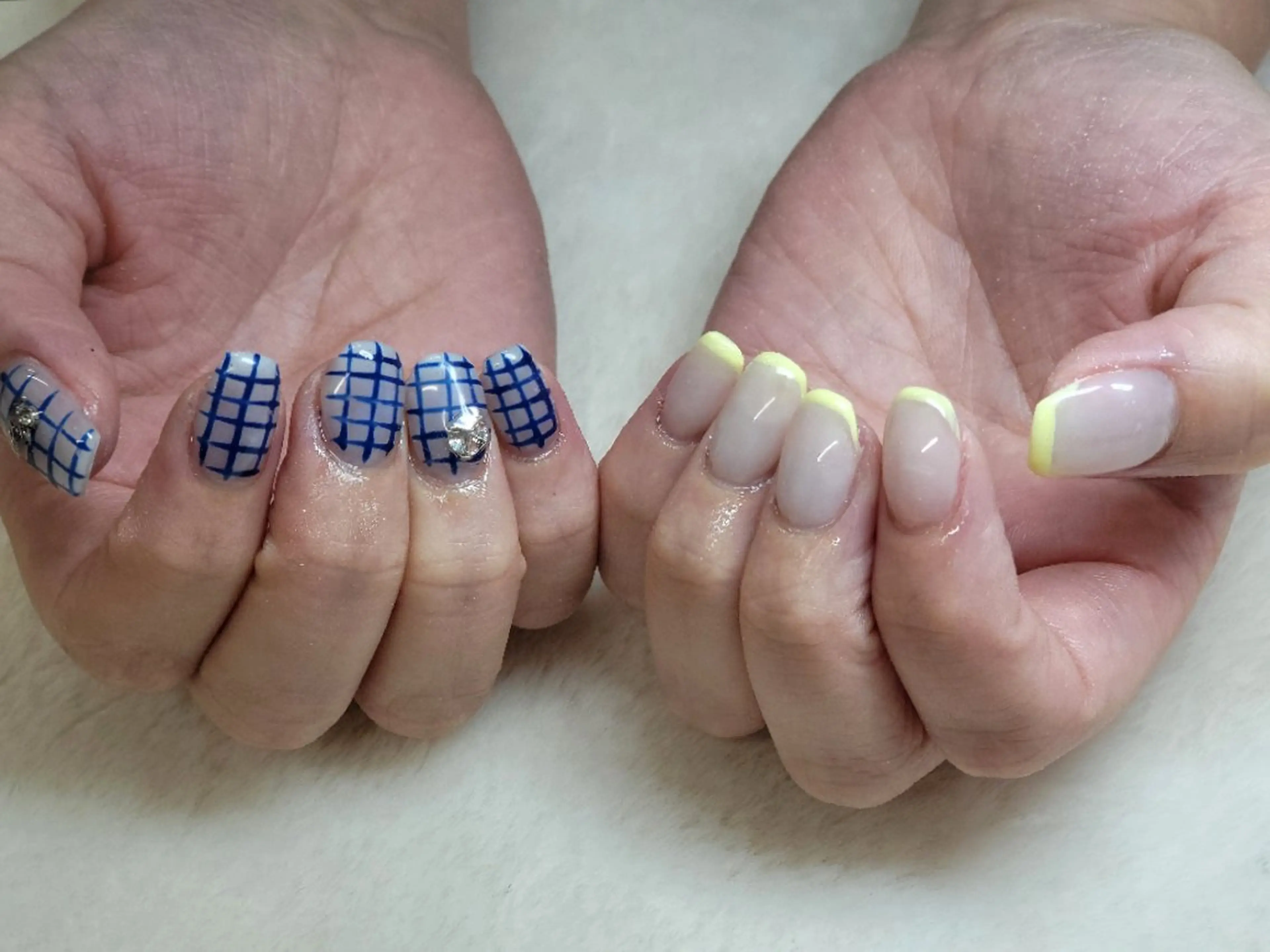 ネイル カジュアル フレンチネイル 心斎橋Salon Epokkuのネイルデザイン