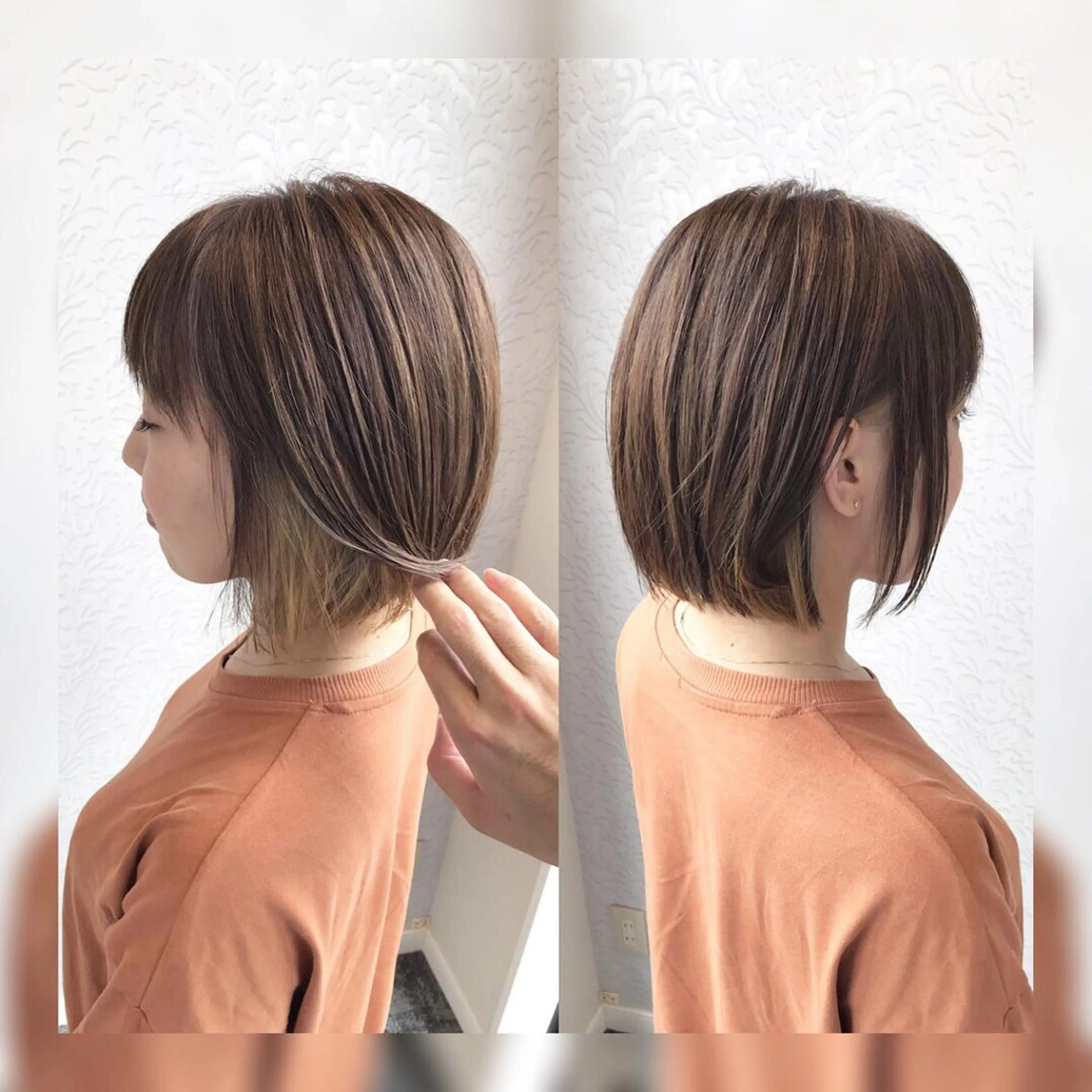 ミディアム ショート＆ボブ ヒロシのヘアスタイル