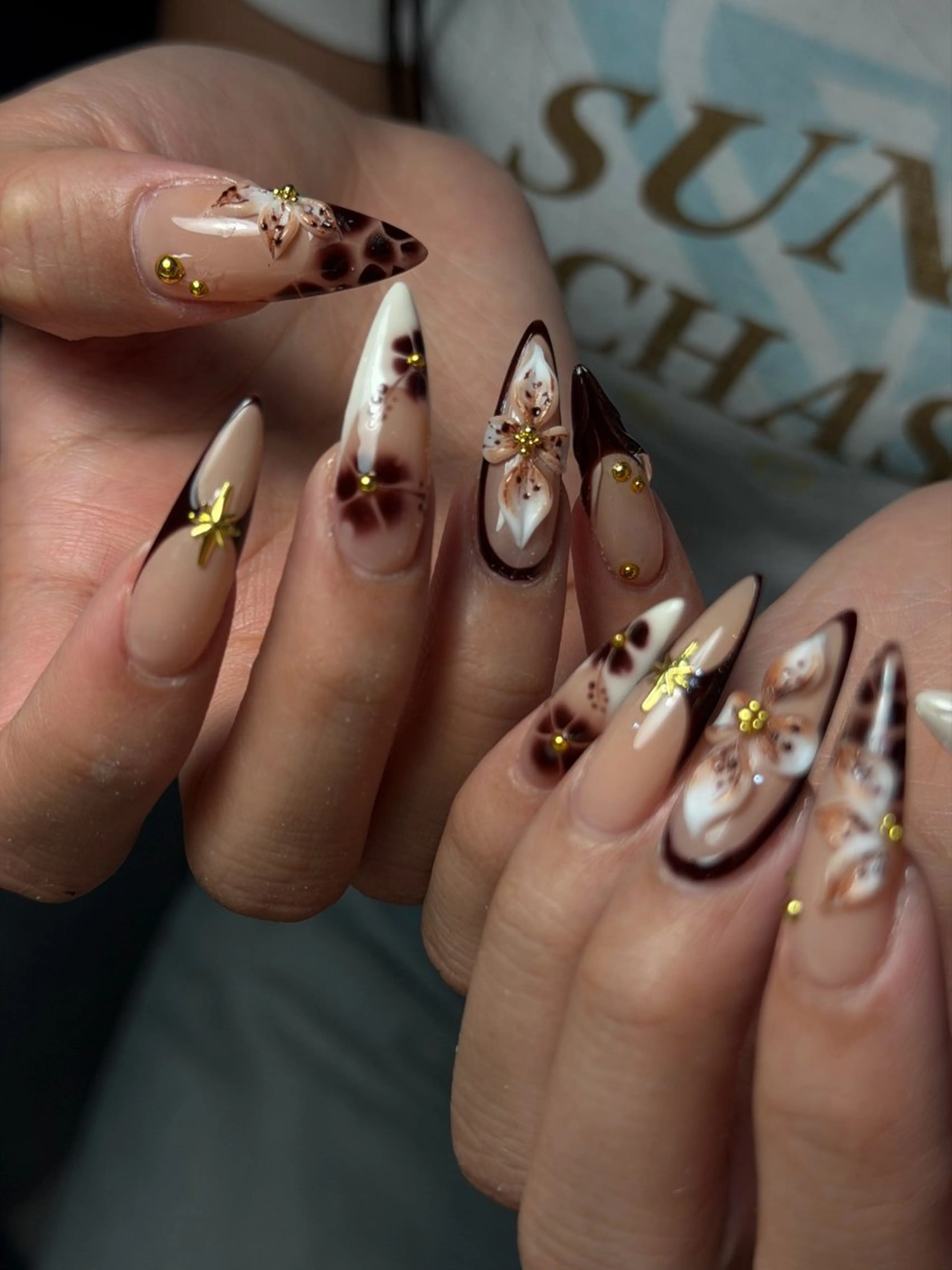 ネイル クリアネイル ジェルネイル 韓国ネイル ロングネイル 持ち込み ハンドネイル CoMo Nailのネイルデザイン