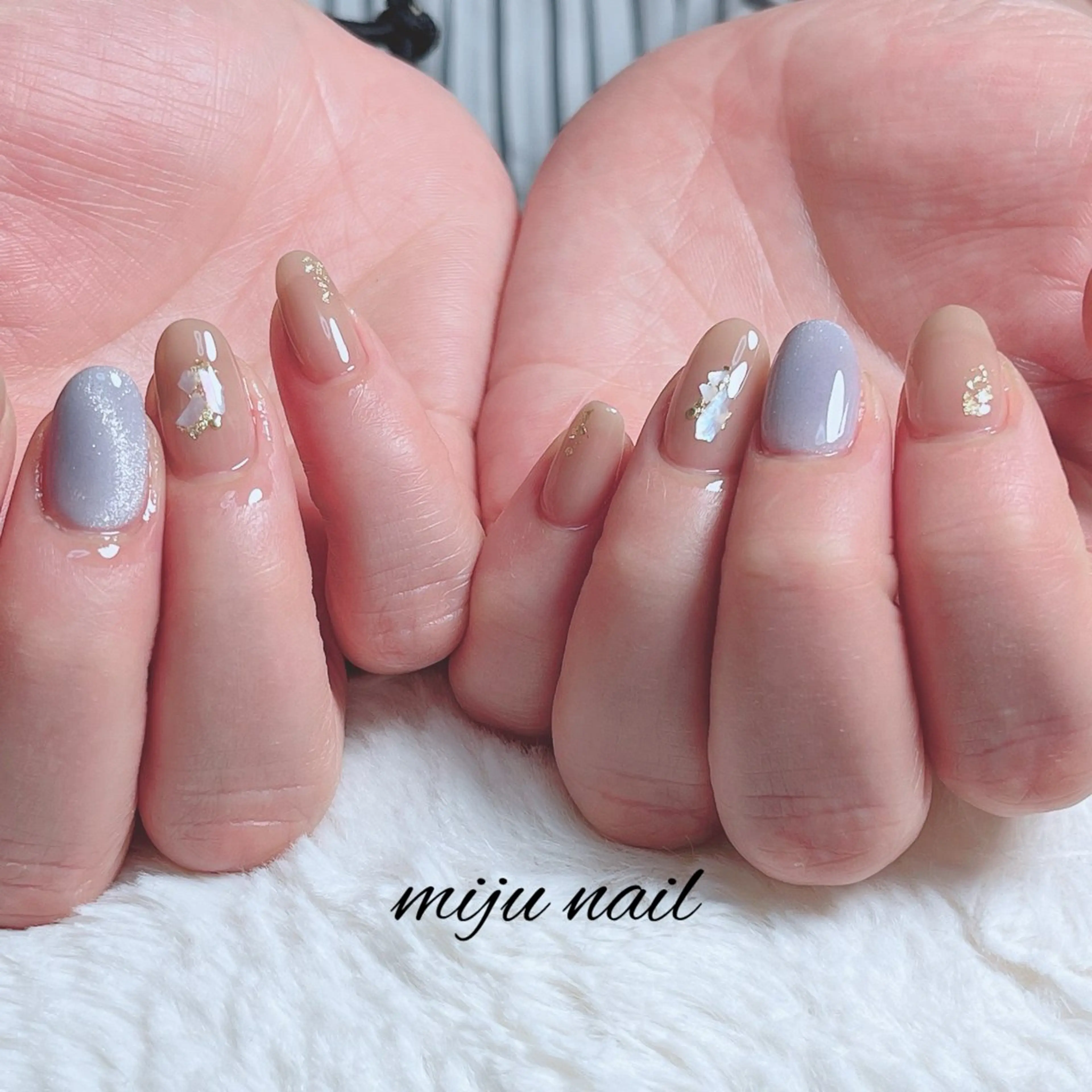 ネイル ❁miju nail 大人上品/自爪育成のネイルデザイン