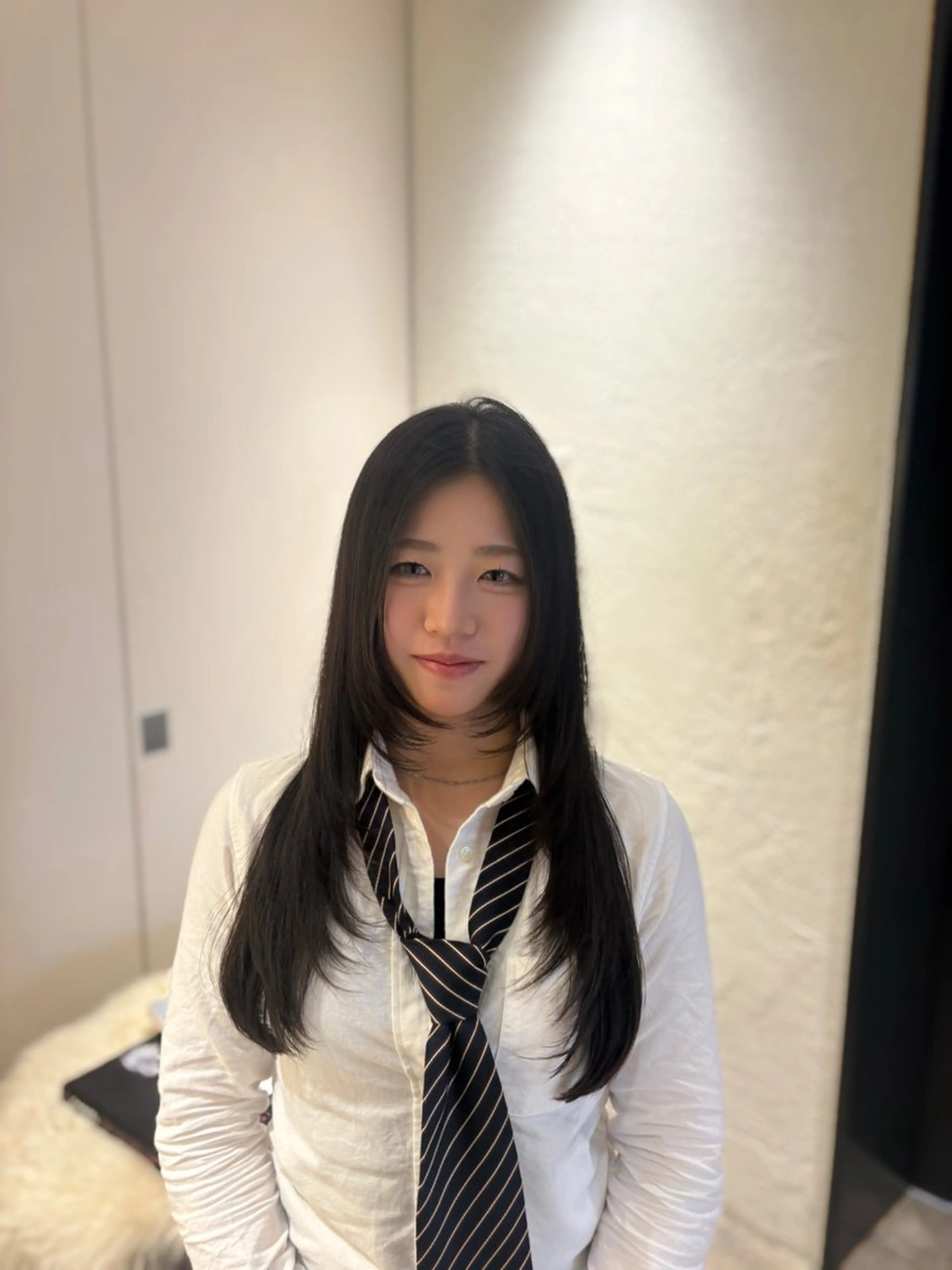 ロング ヘアアレンジ レイヤーカット ✨渋谷美容師✂︎ 神保和佳奈のヘアスタイル