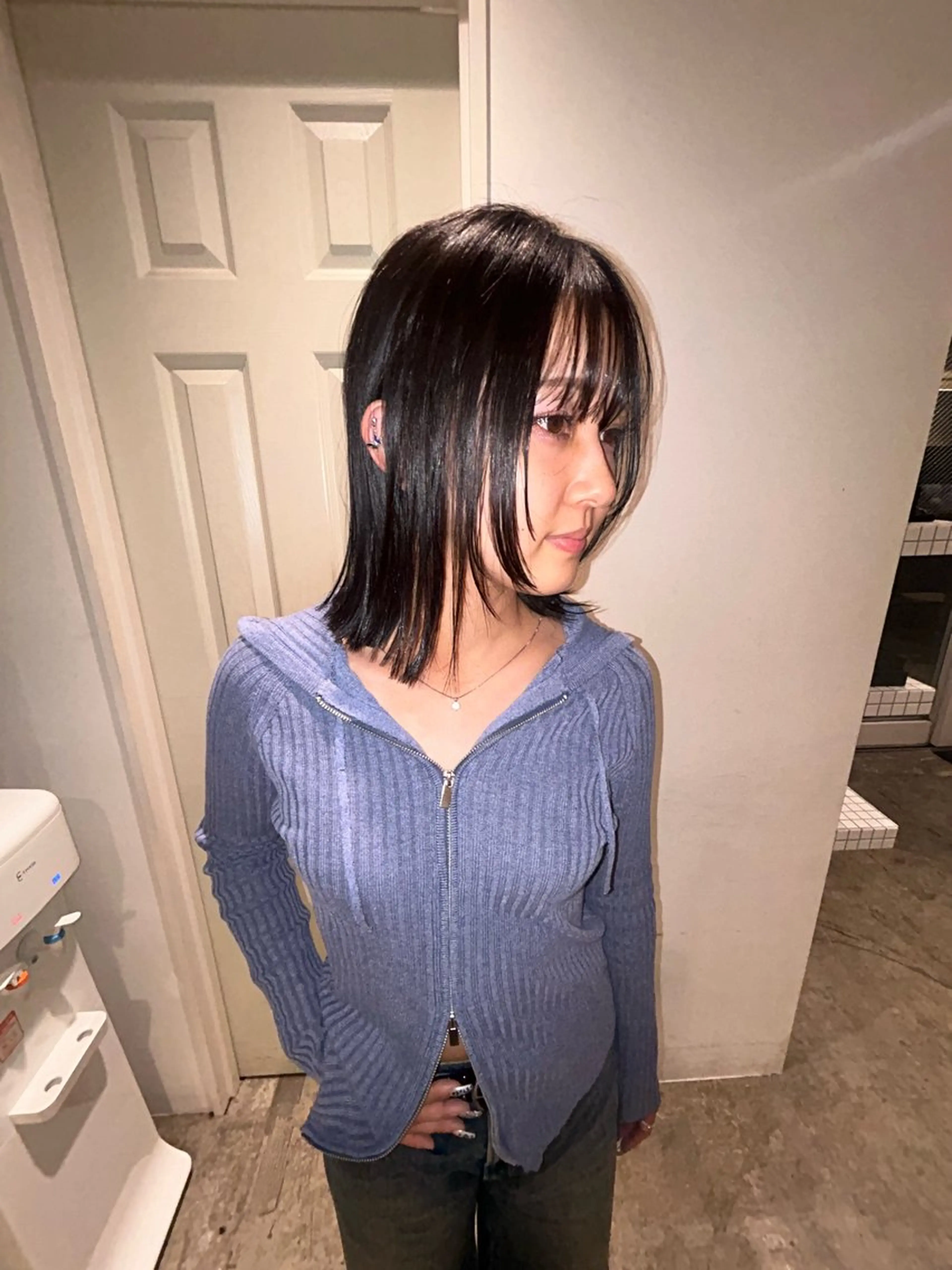 ミディアム カラー はな ∕カットモデル募集中のヘアスタイル