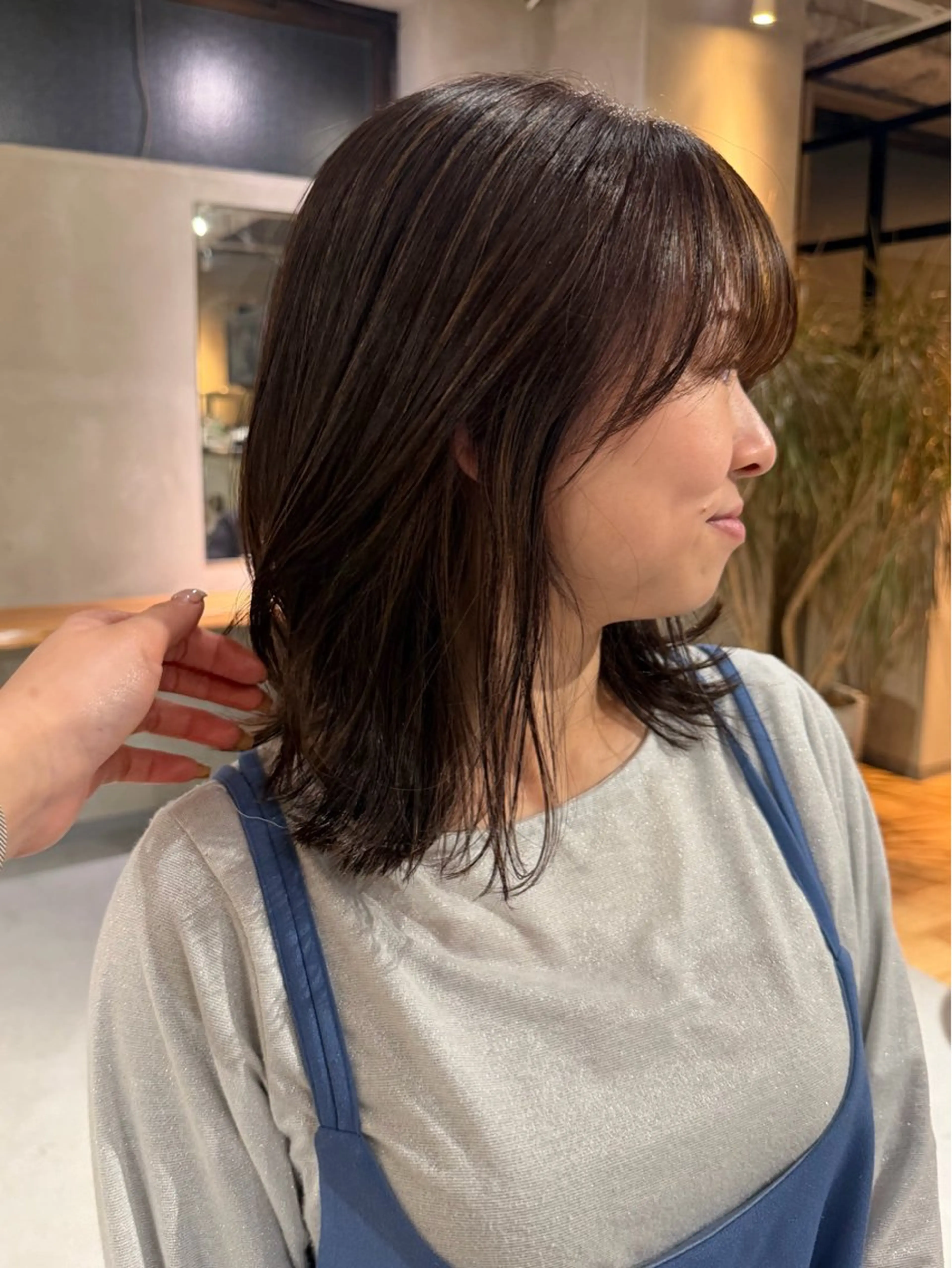 カラー ハイライトカラー ヘアカラー mei🪽 カラーモデルのヘアスタイル