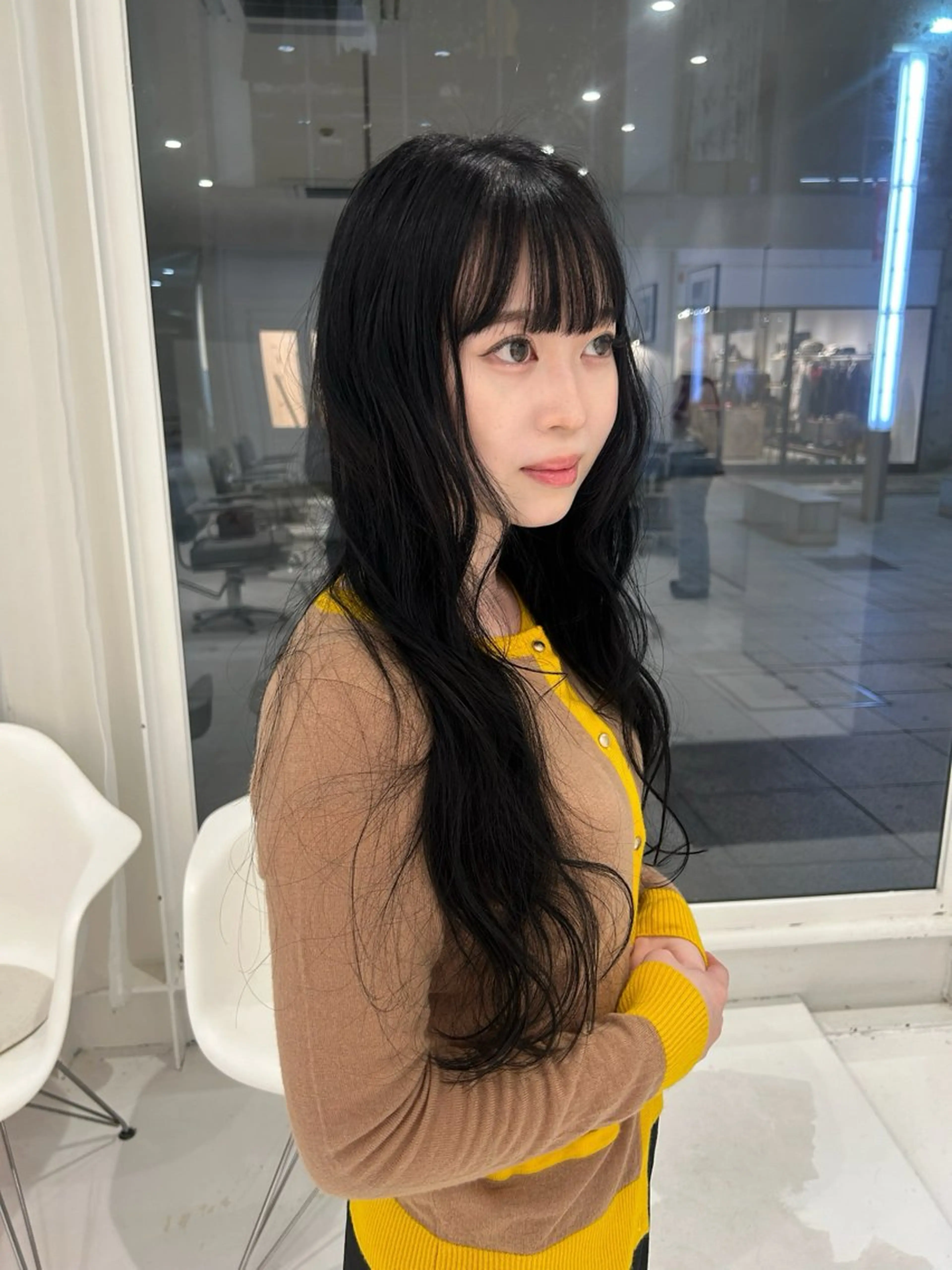 ロング ロング カット ヘアカラー cono noughtのヘアスタイル