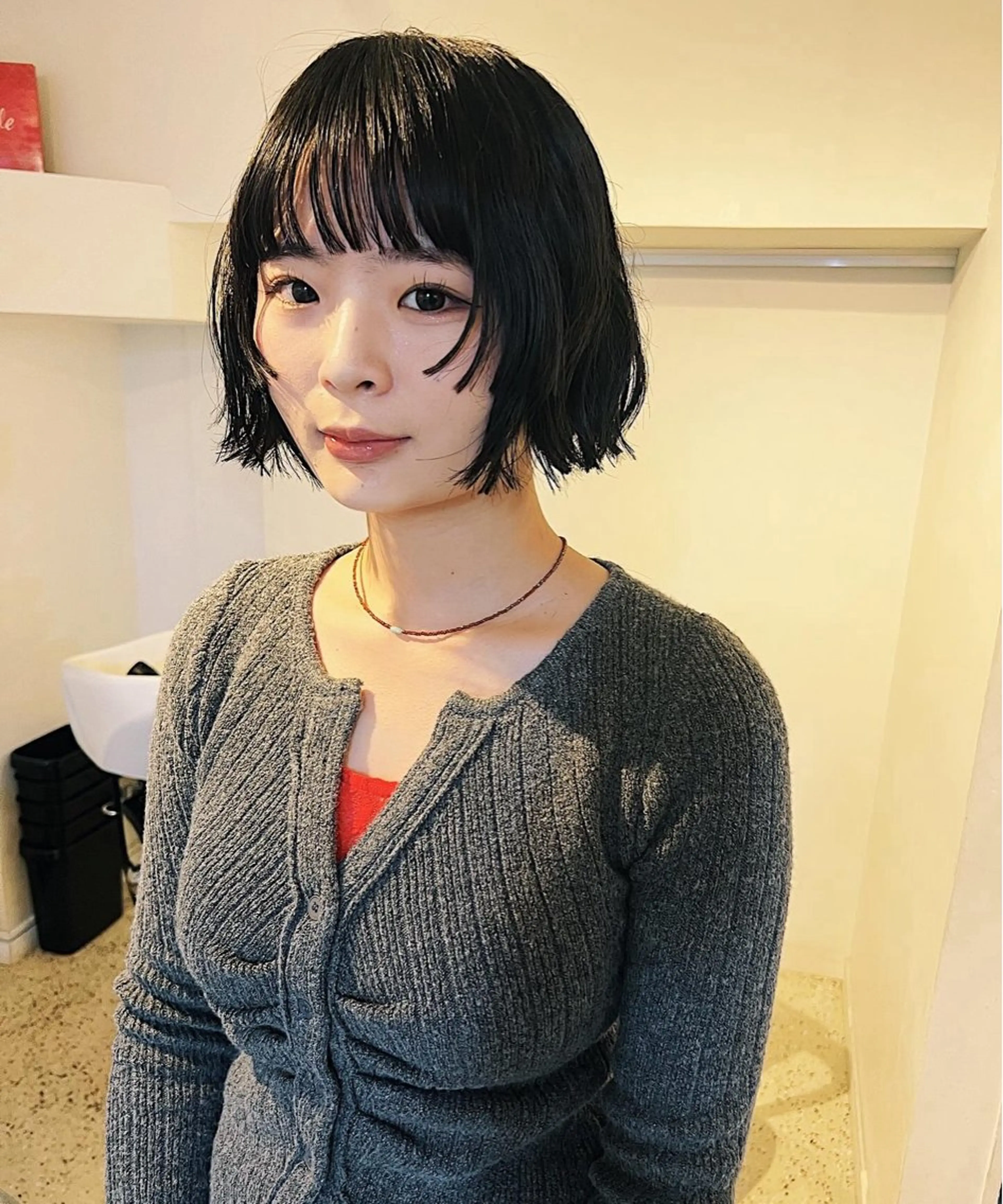 ショート カット ヘアカラー ボブ/透明感カラー Fukaのヘアスタイル
