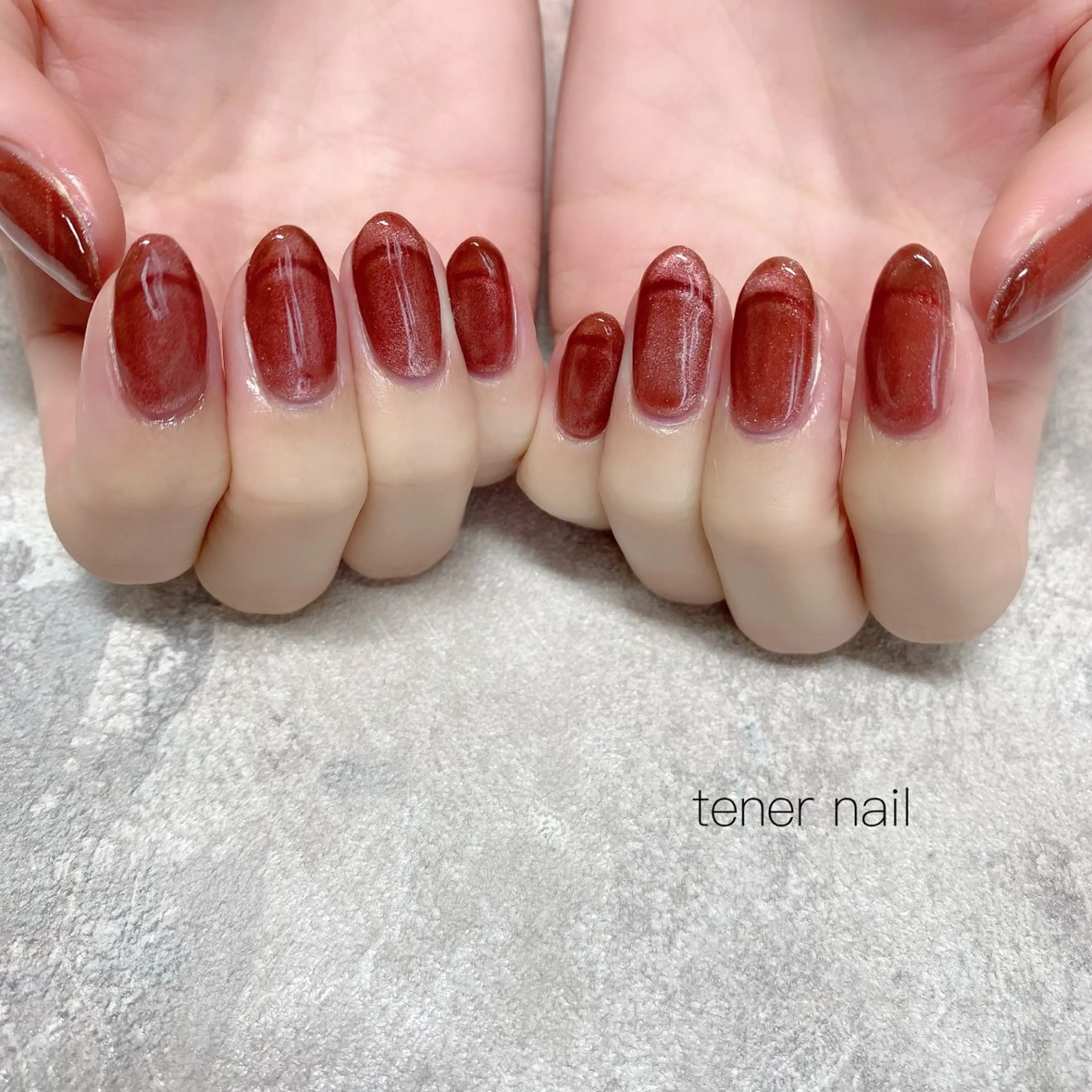 ネイル フレンチネイル マグネットネイル ハンドネイル テネルネイル tener nailのネイルデザイン