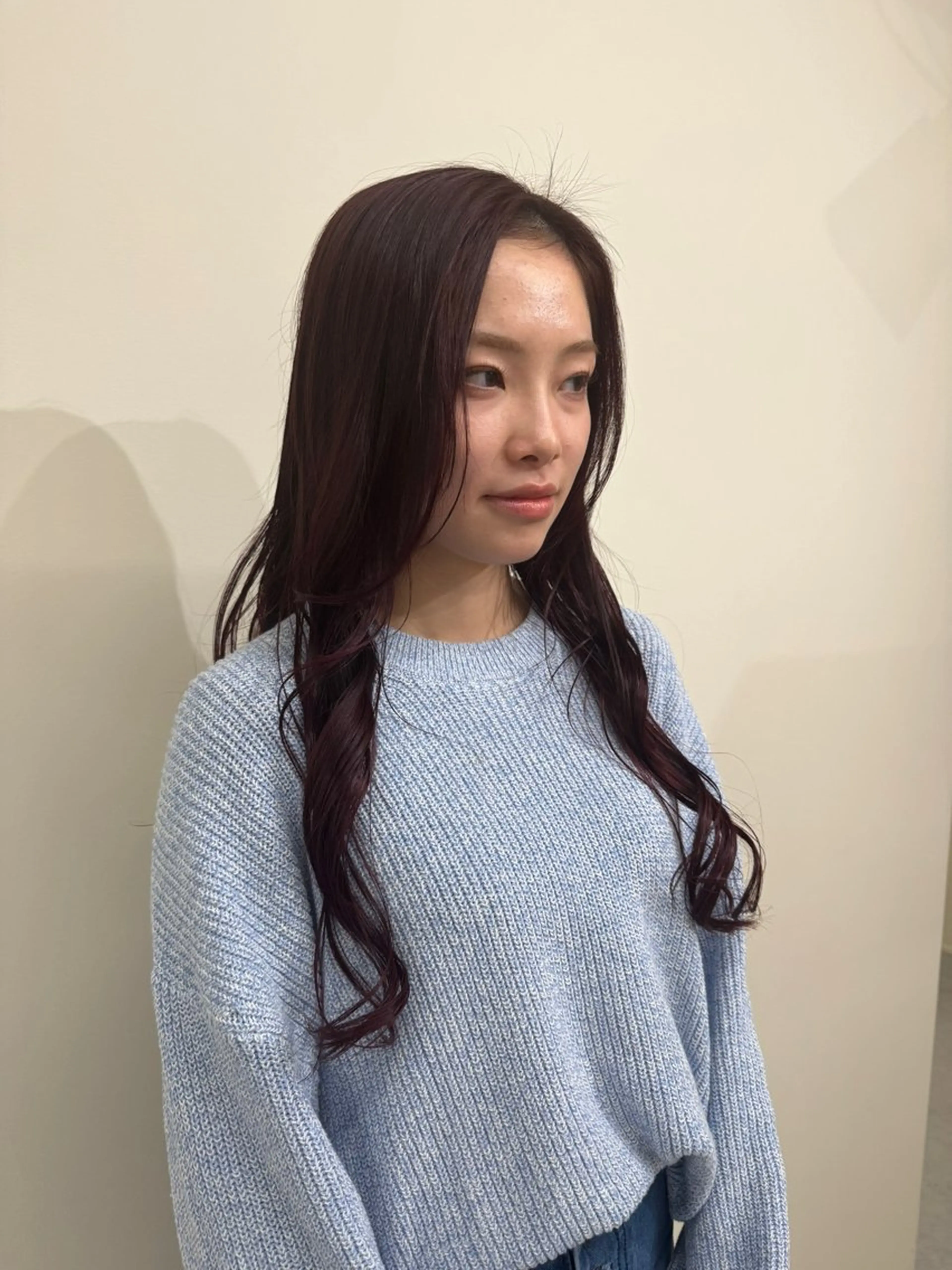 ロング カラー ゆ う あのヘアスタイル