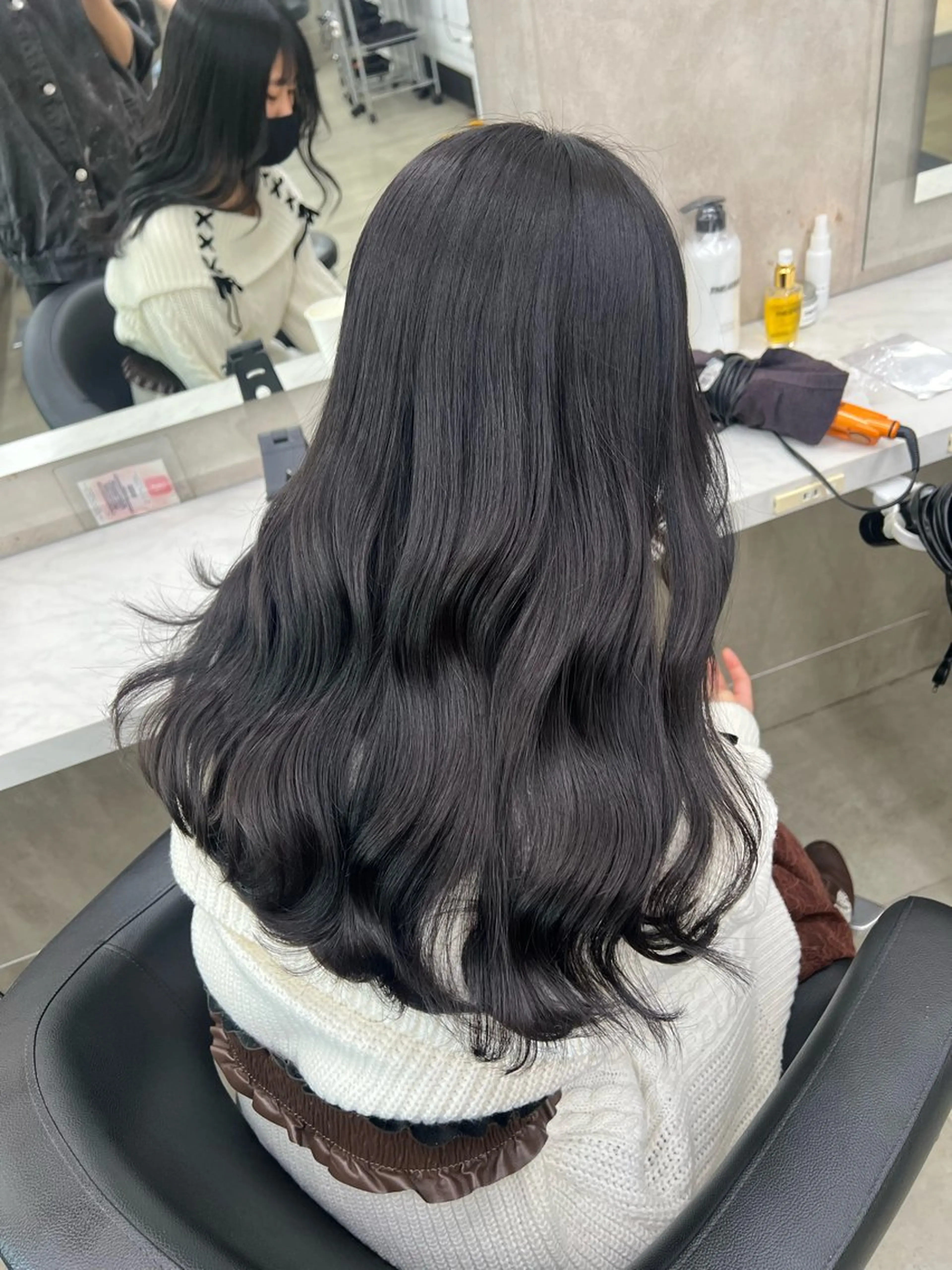 ロング カラー ヘアアレンジ 巻きラク♡レイヤー 🦢こころのヘアスタイル