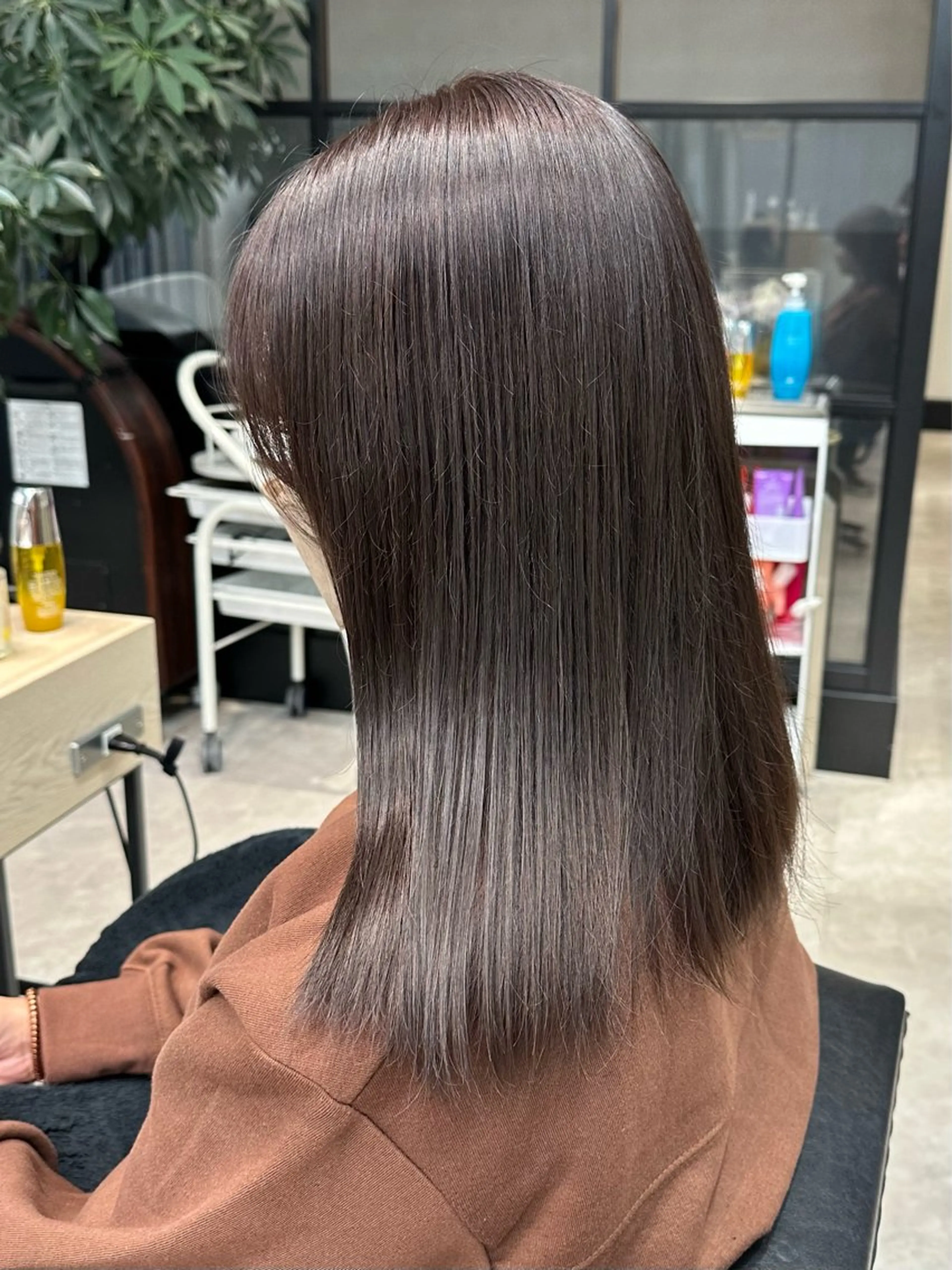 ロング 地毛風縮毛矯正 /ニュアンス/はるたのヘアスタイル