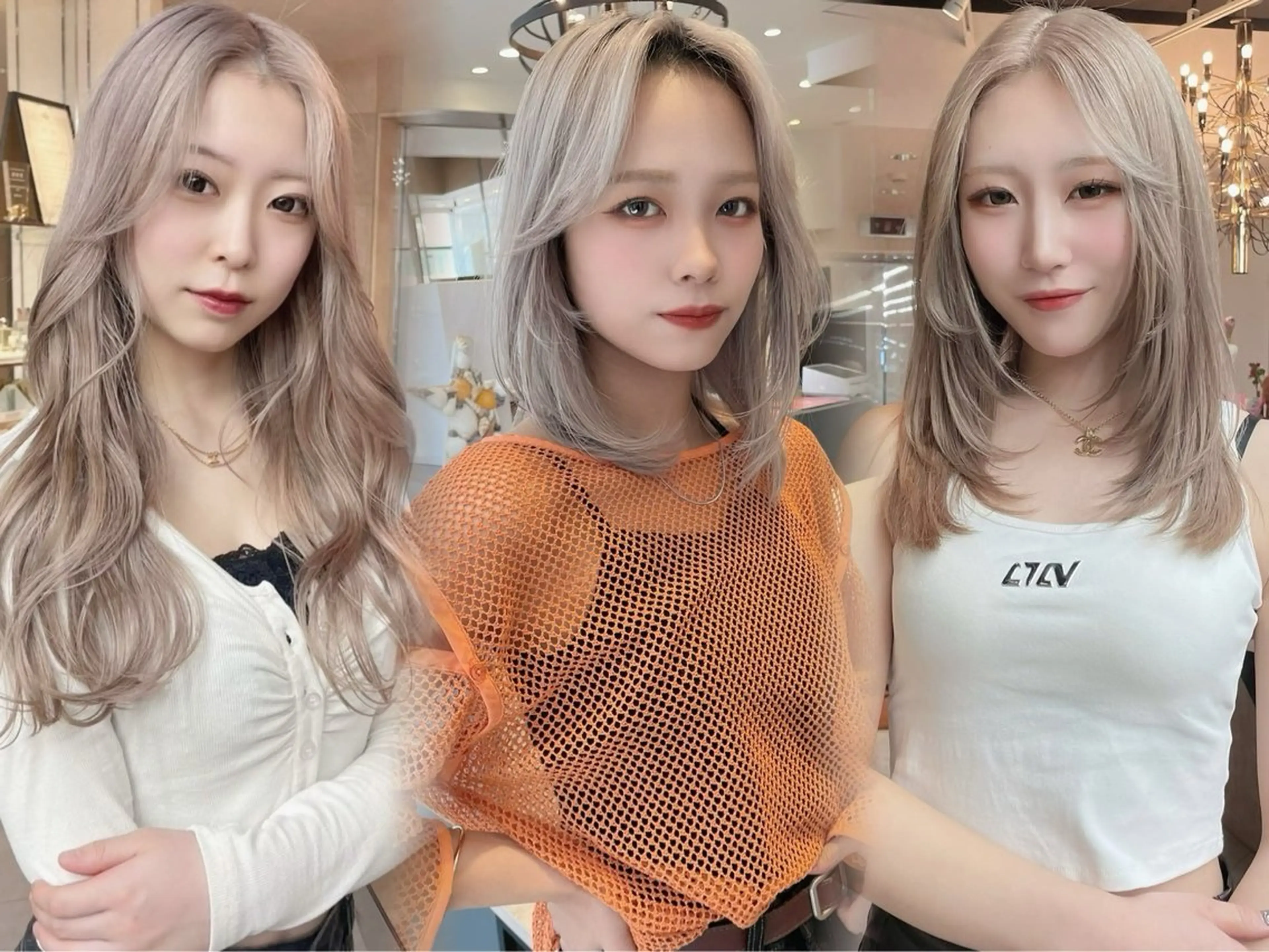 セミロング ヘアカラー トリートメント えり 堀江/ボブ /透明感/レイヤーのヘアスタイル