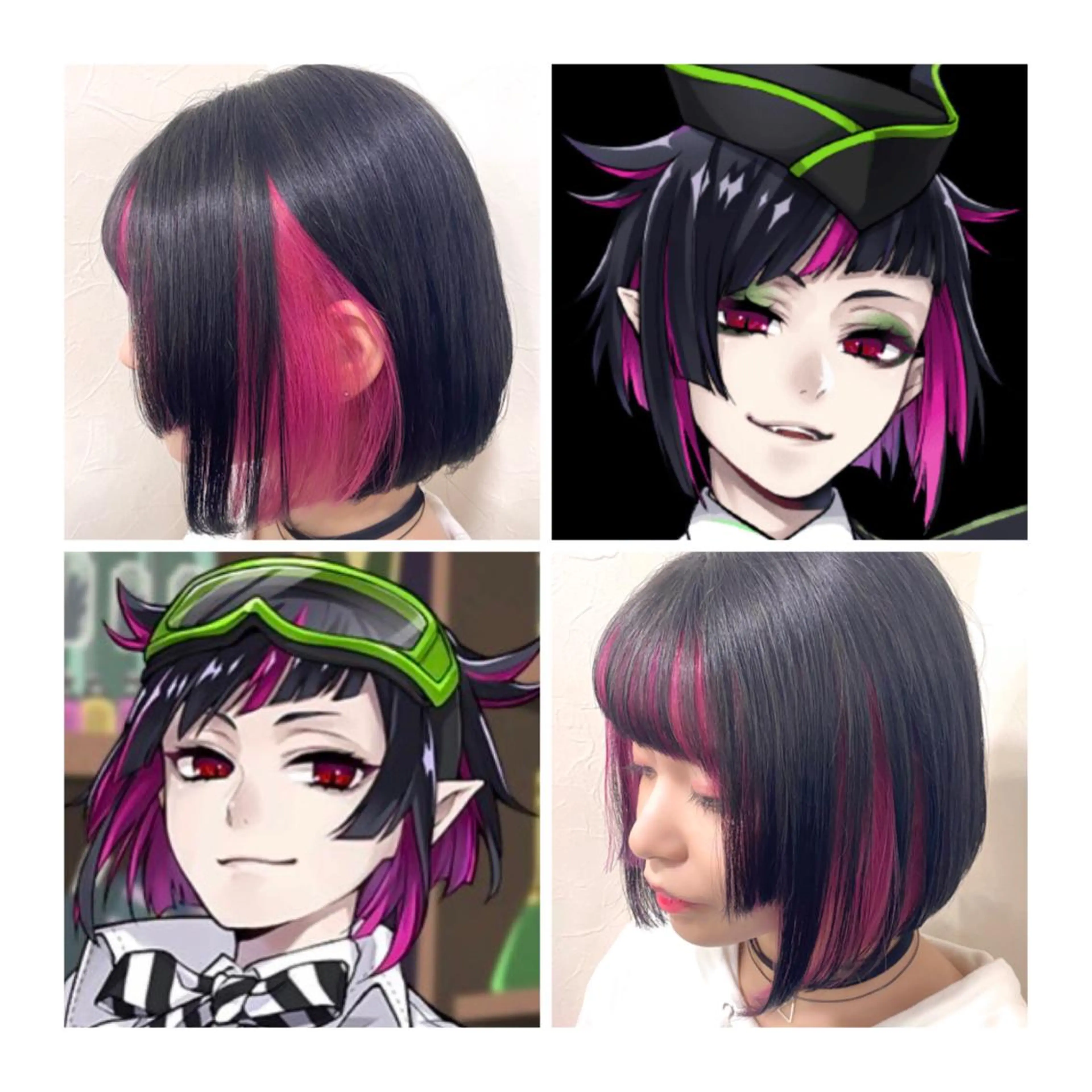 ショート カラー ヘアカラー TSUNO🦖 派手髪/オタク美容師のヘアスタイル