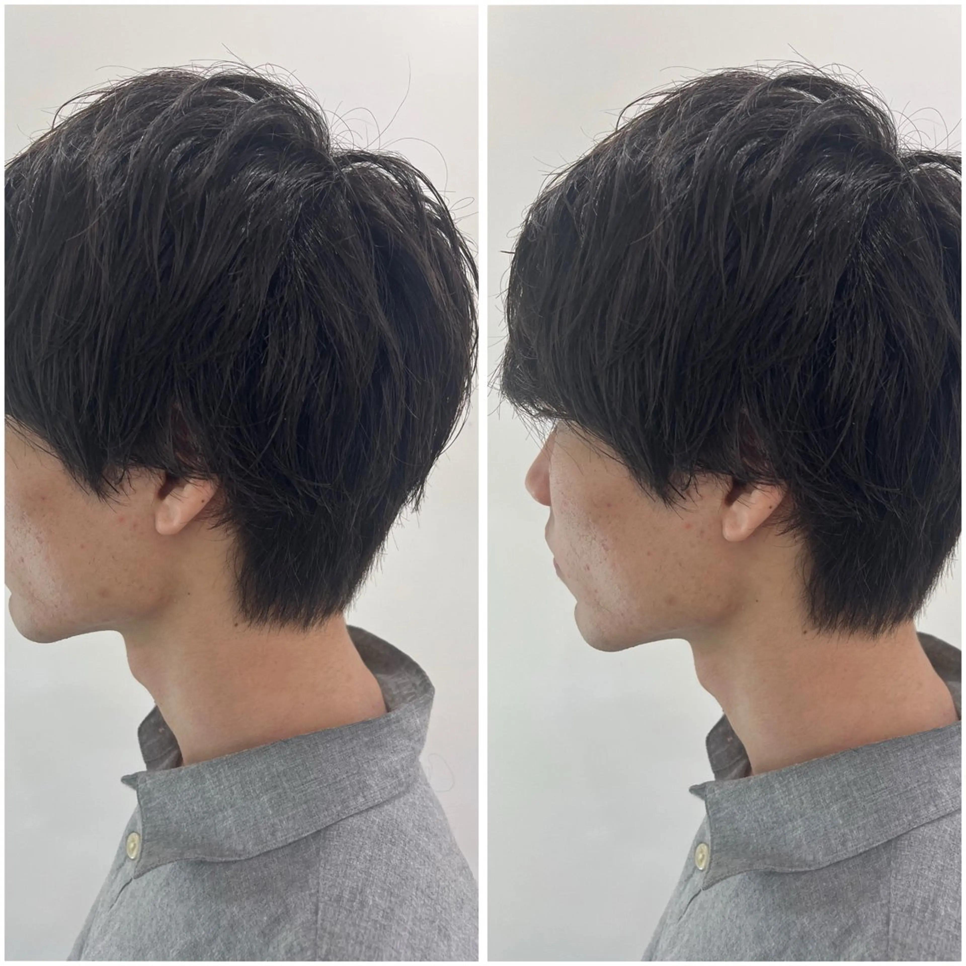 メンズ 【北千住】🌈韓国風 レイヤー✨小顔カットのヘアスタイル