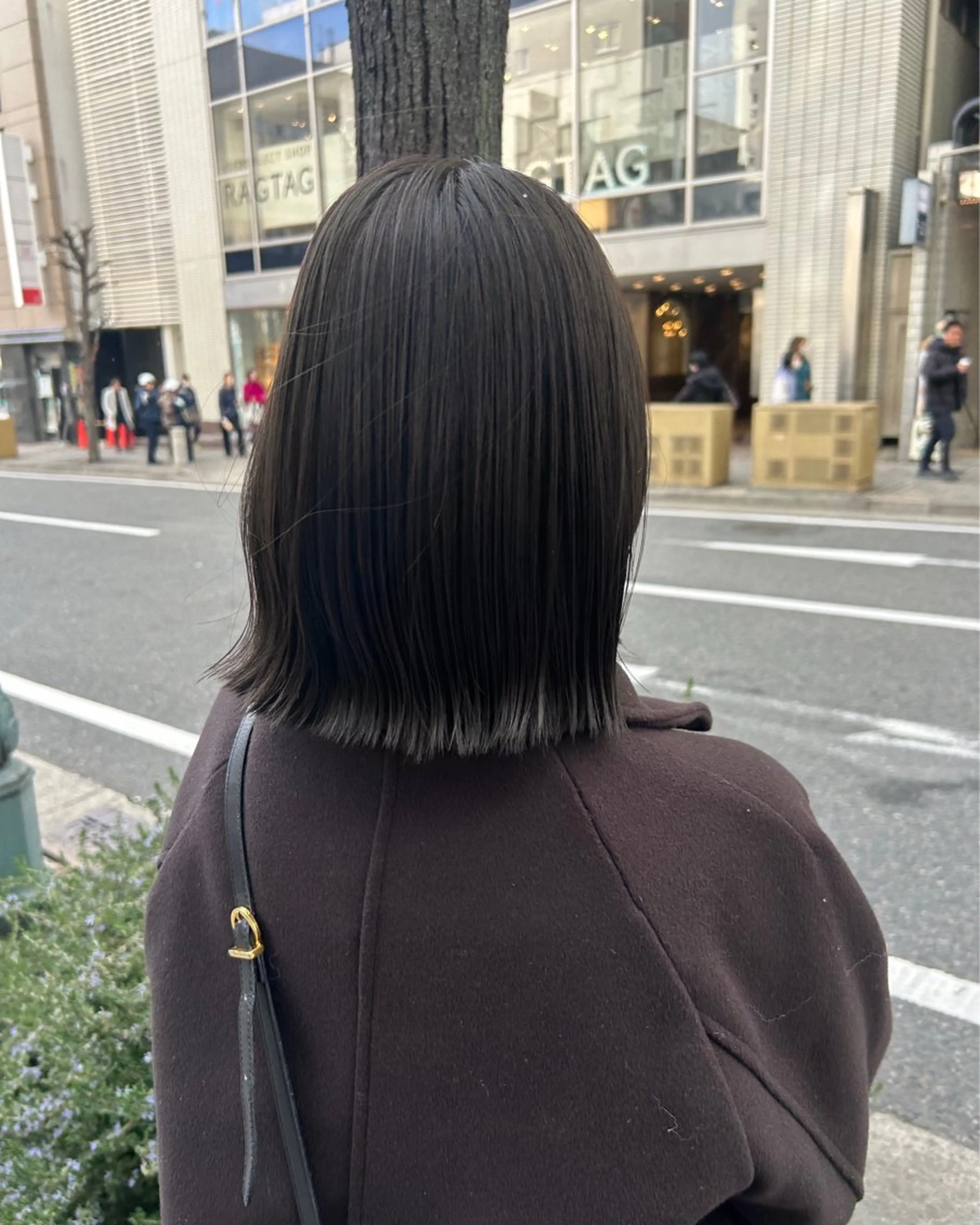 ミディアム ヘアカラー トリートメント stylist 倉本恋のヘアスタイル
