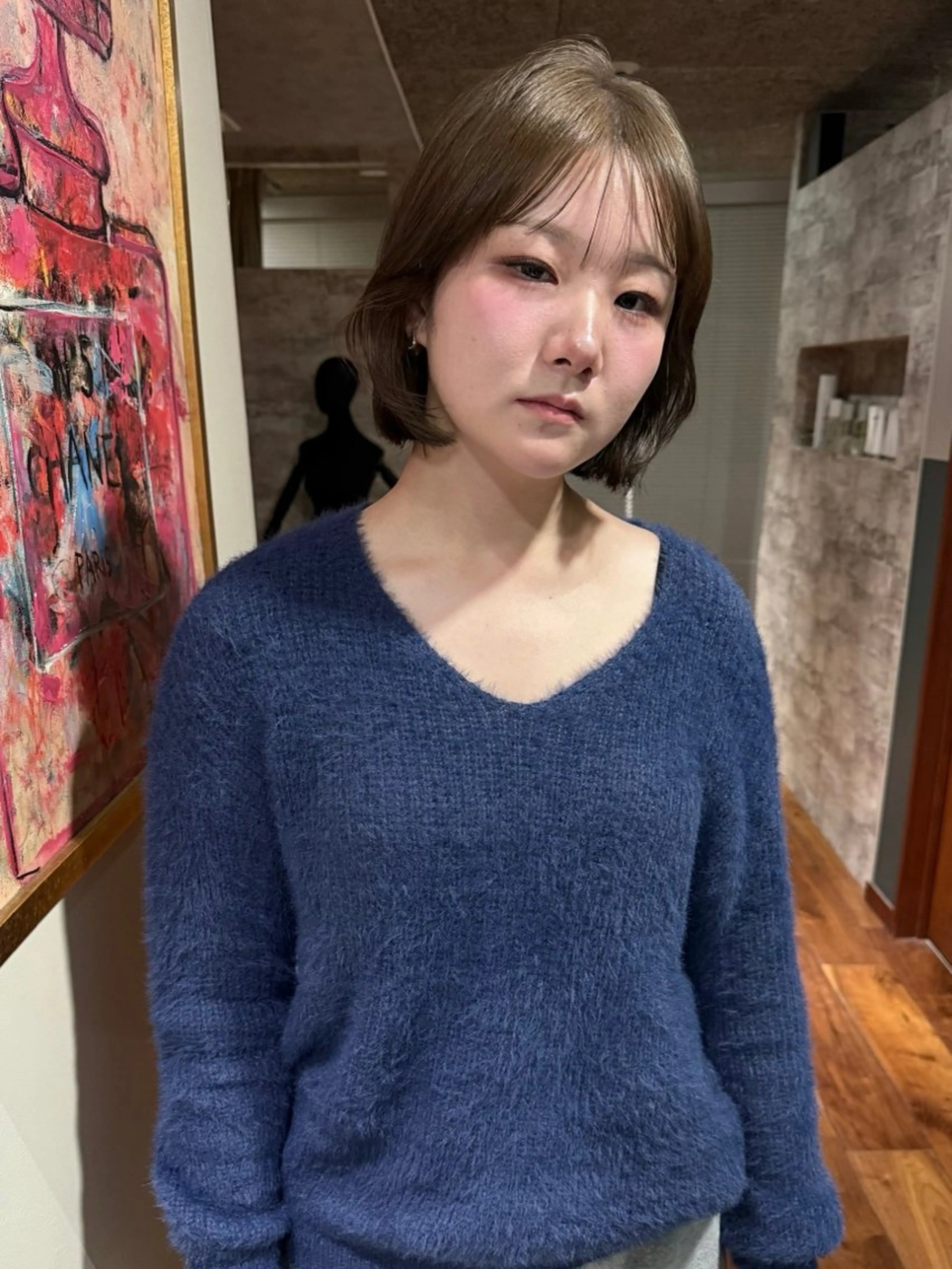 ショート カラー 似合わせカット カット ヘアカラー トリートメント mai / linoah˚✧のヘアスタイル