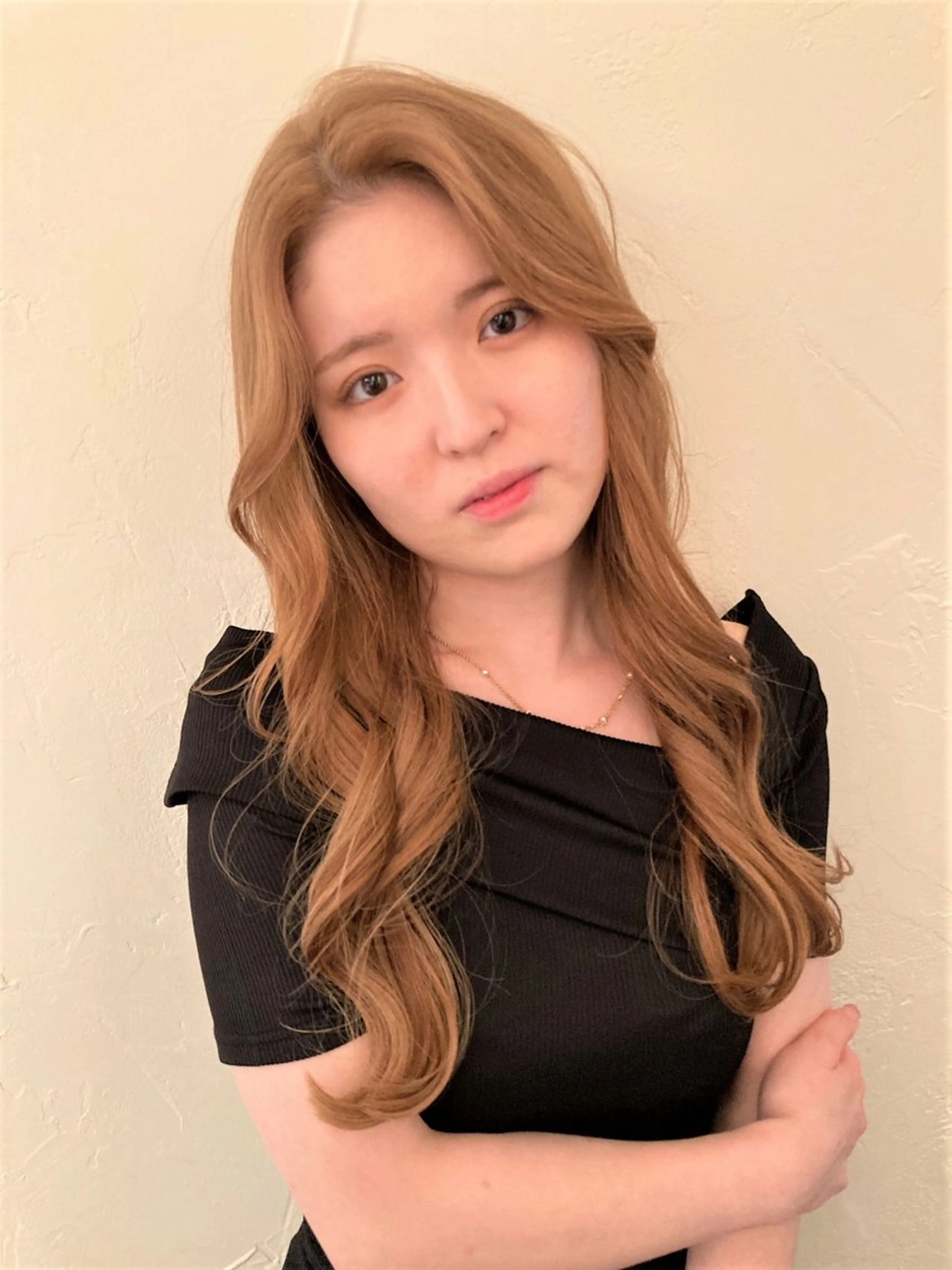 ロング シマダ アユミのヘアスタイル