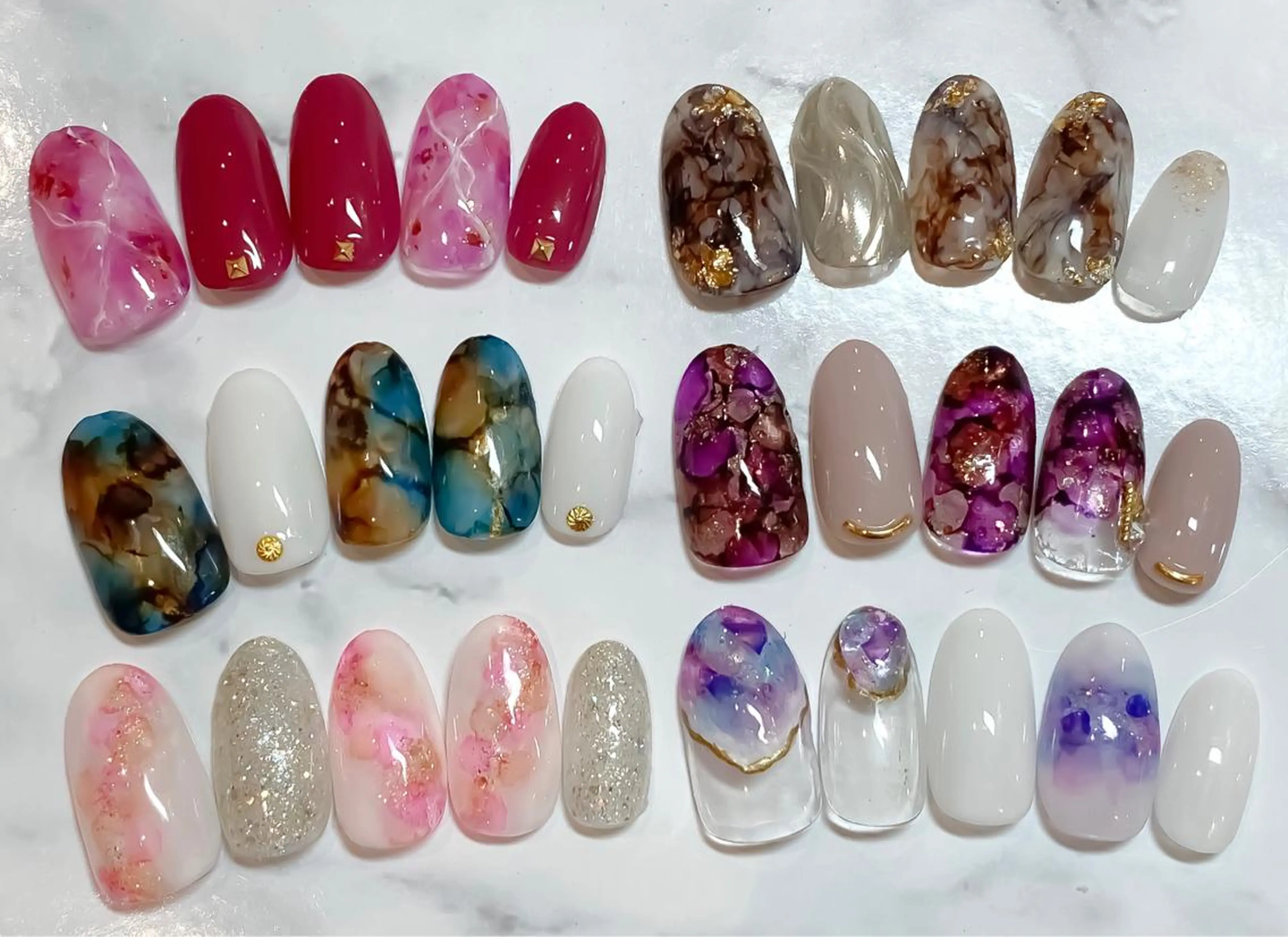 ネイル f'bloom  L’ecrinのネイルデザイン