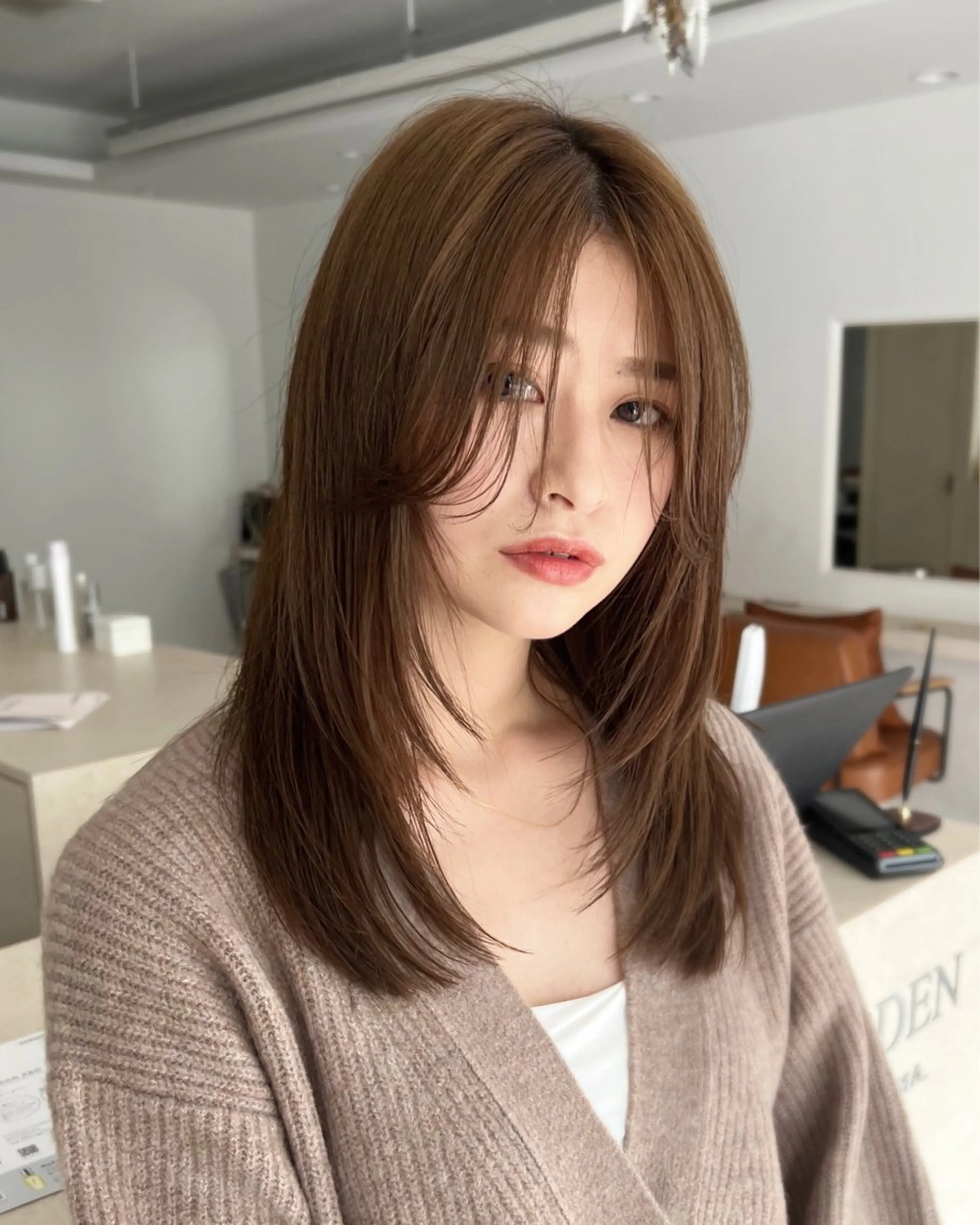 ミディアム ヘッドスパ/縮毛矯正 /横山陸人のヘアスタイル