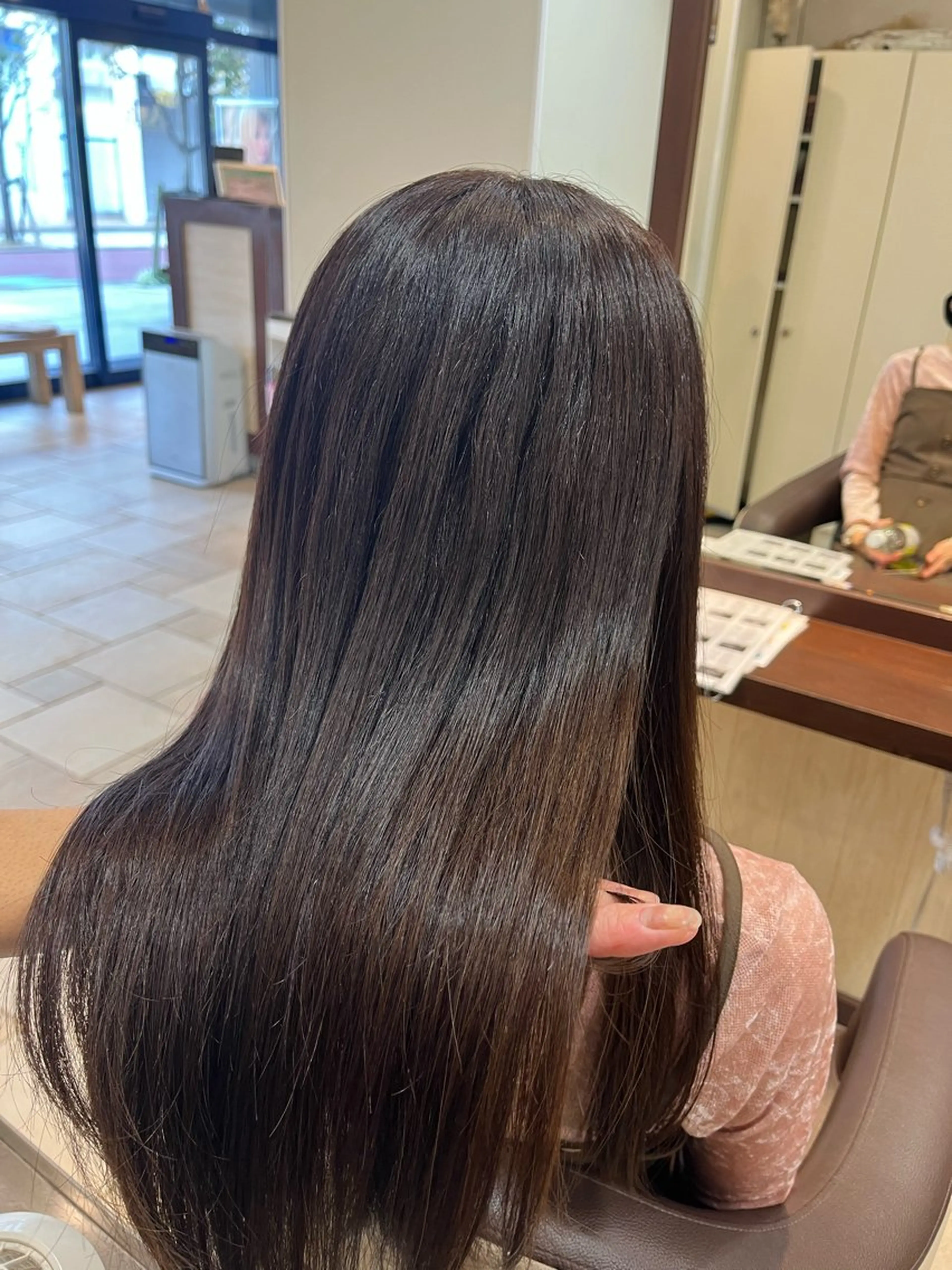ロング カラー カット ヘアカラー 大人透明感艶カラー 寺田稜のヘアスタイル