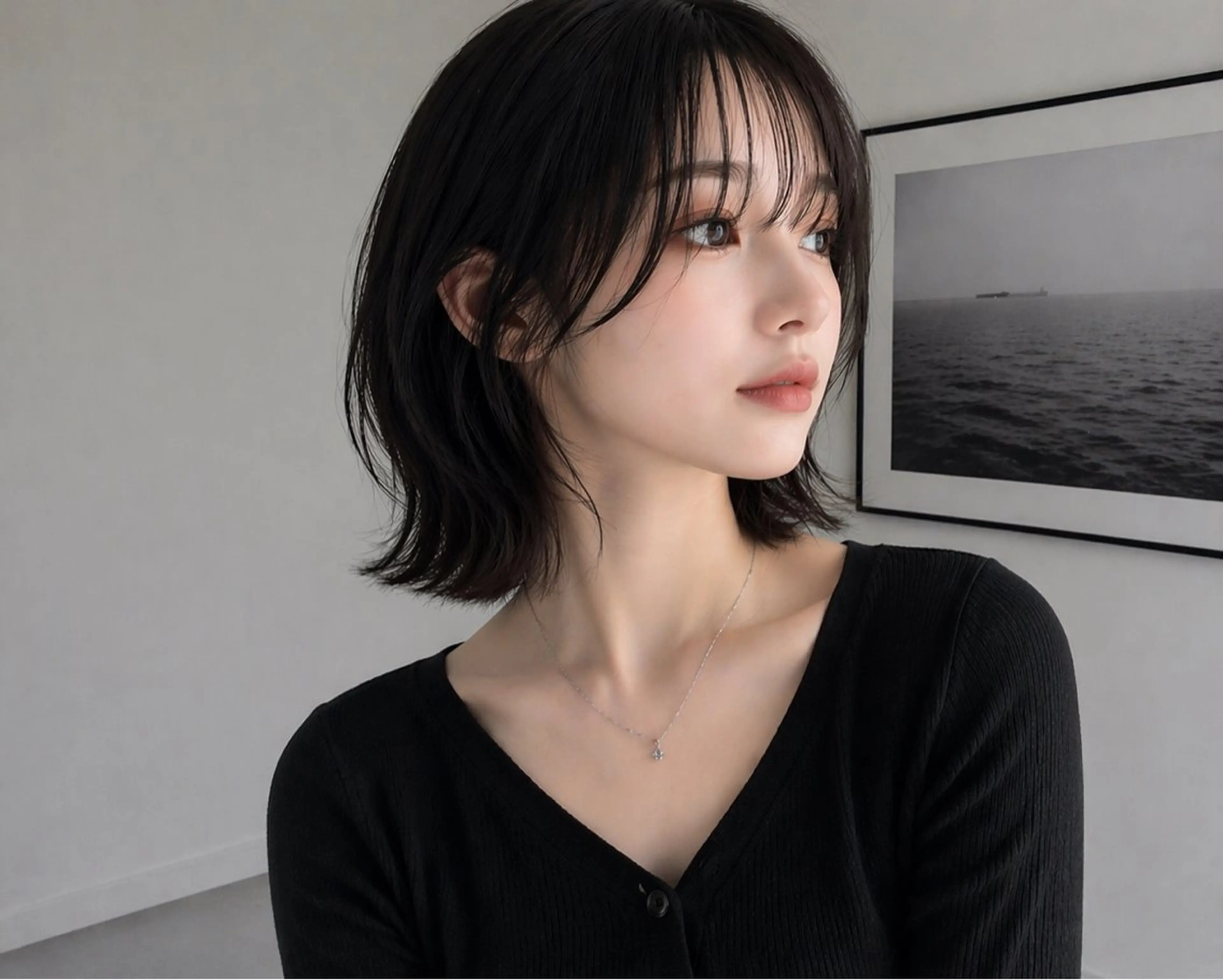 ショート カラー ボブ カット ヘアカラー 丸山 心 / 艶カラーのヘアスタイル