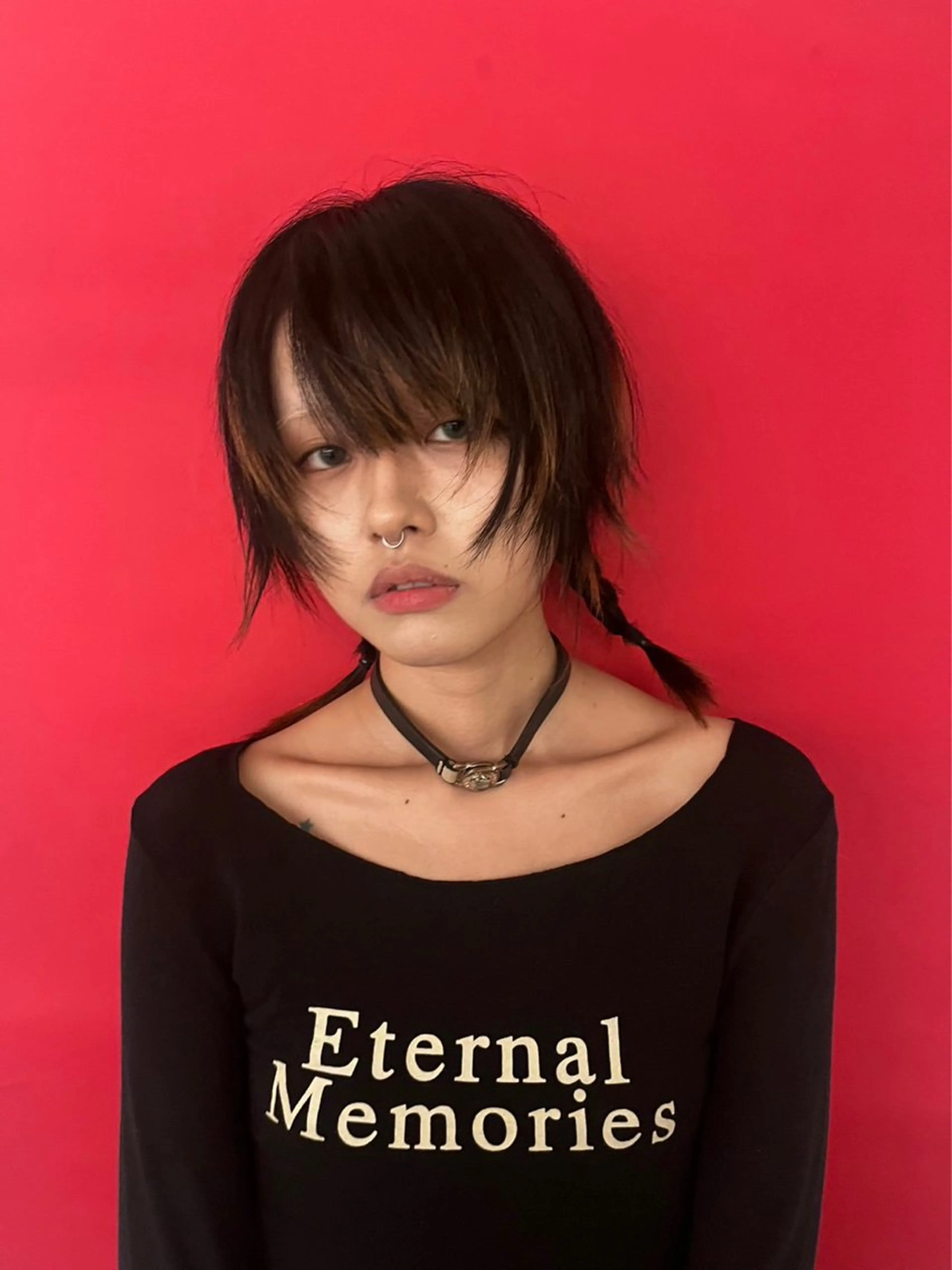 ミディアム カラー ヘアアレンジ 渡邉 舞のヘアスタイル