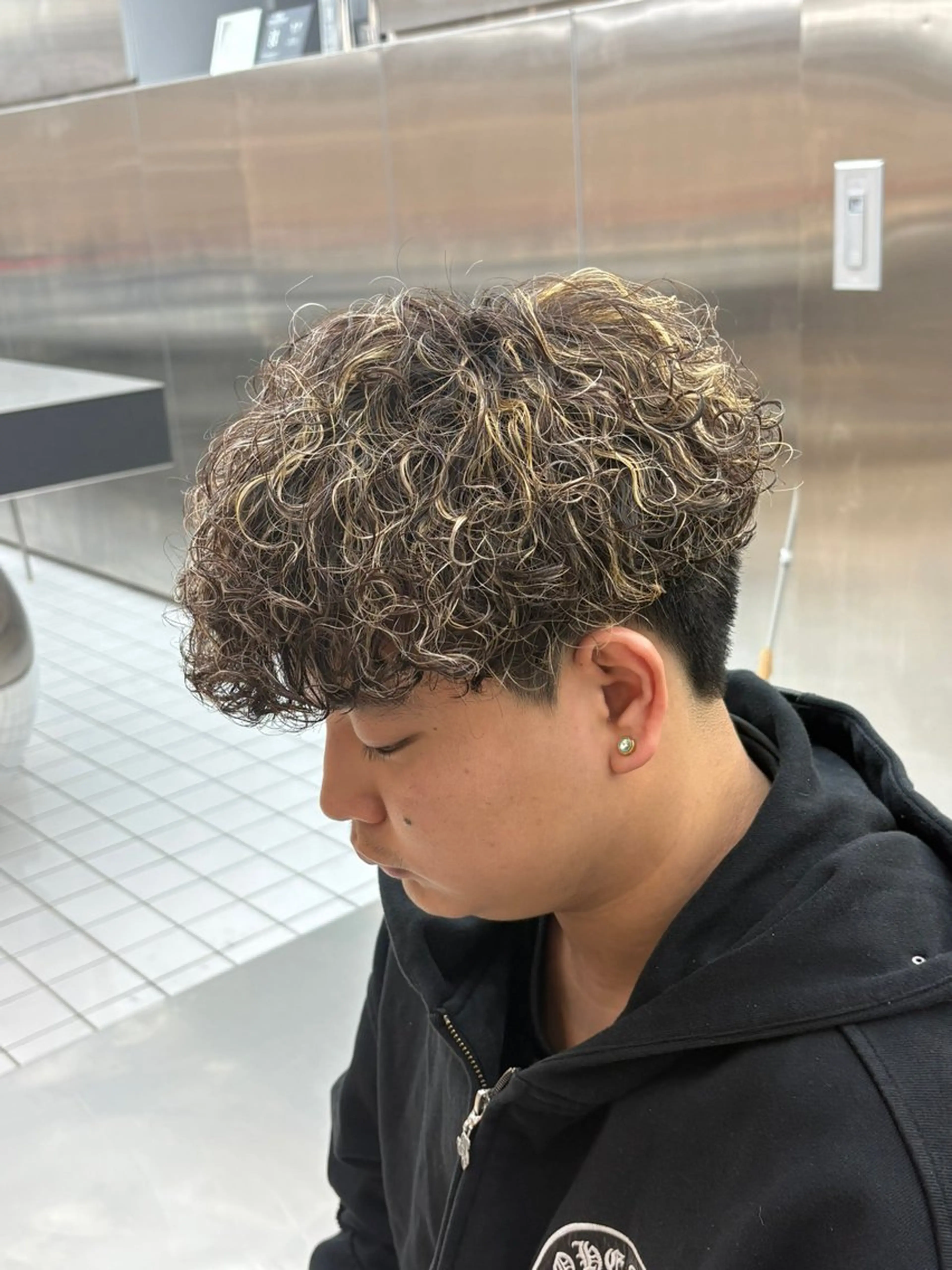 カラー パーマ メンズ カット パーマ fifth 武正 琉生のヘアスタイル