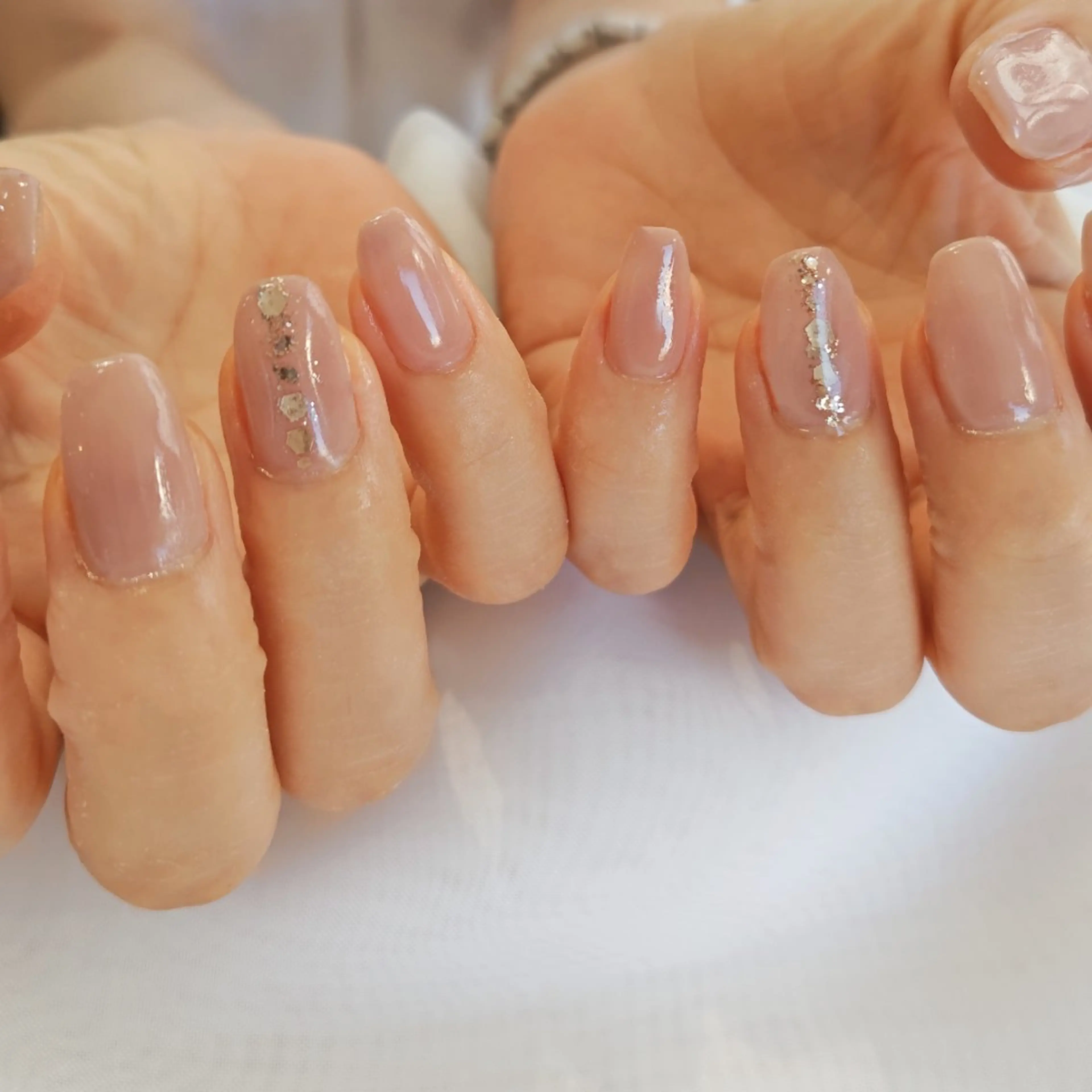 ネイル オフィスネイル ワンカラーネイル シンプルネイル felicita fumi🩷のネイルデザイン